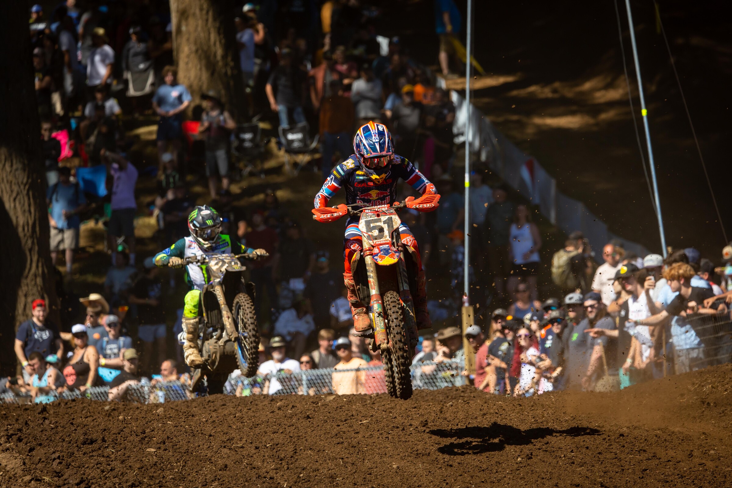 Justin Barcia and Christian Craig found each other a lot at Washougal.