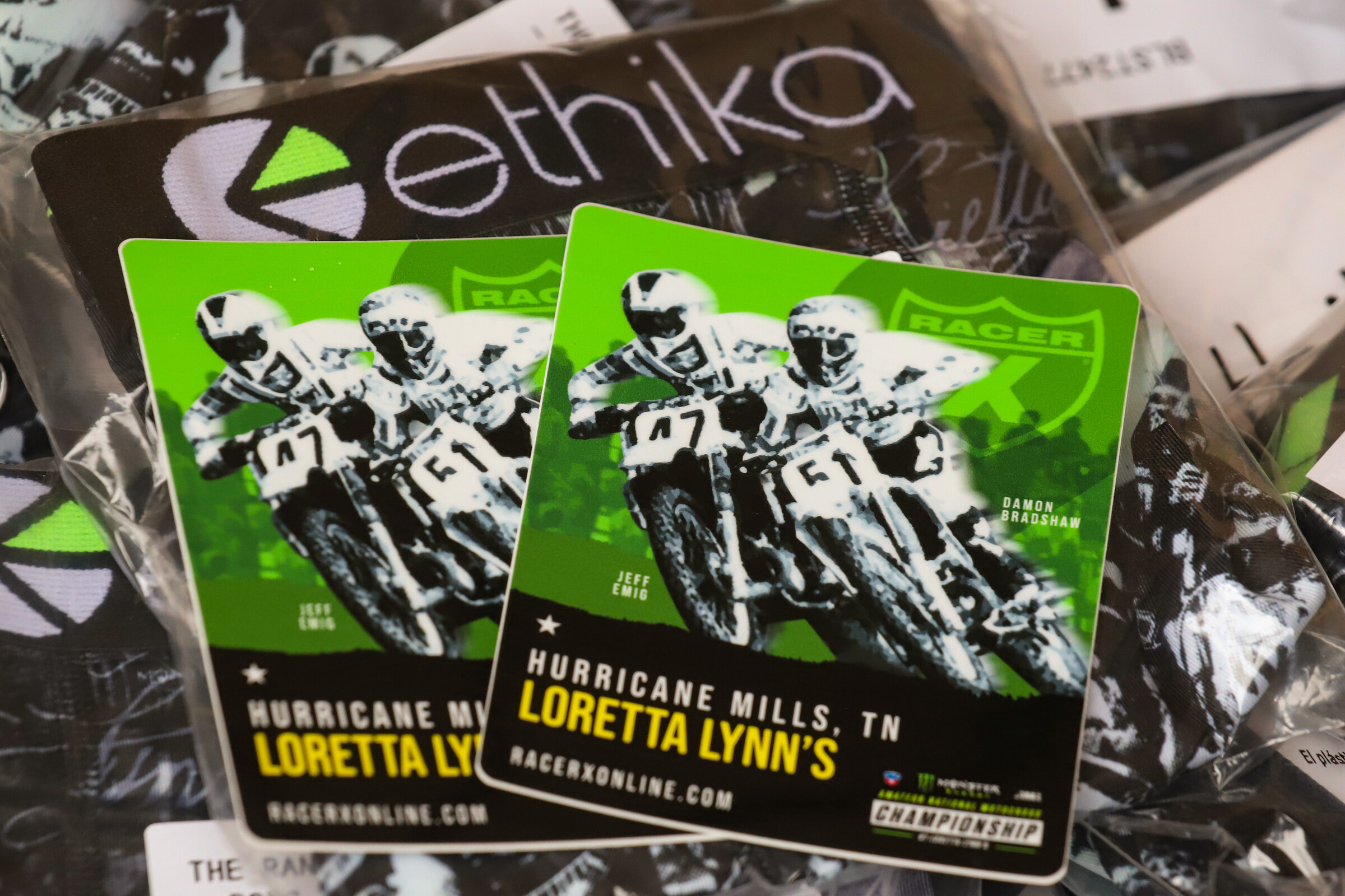 Get your Loretta Lynn’s event sticker at the Racer X booth this week!