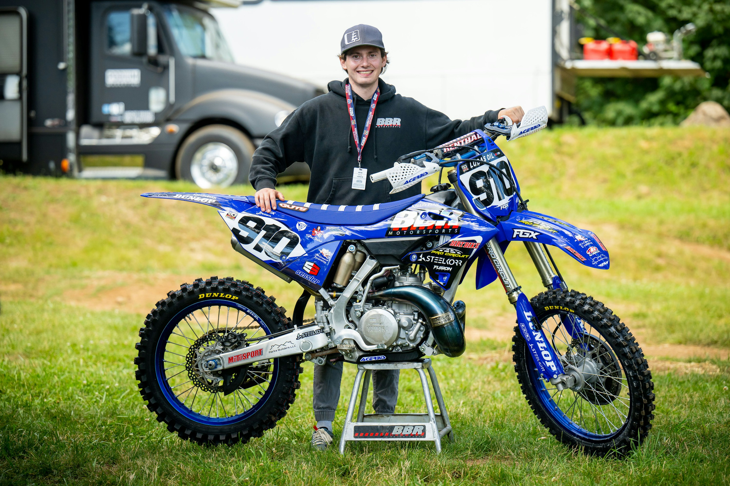 Carson Brown Talks Racing a Two-Stroke at 2022 Washougal National - Racer X