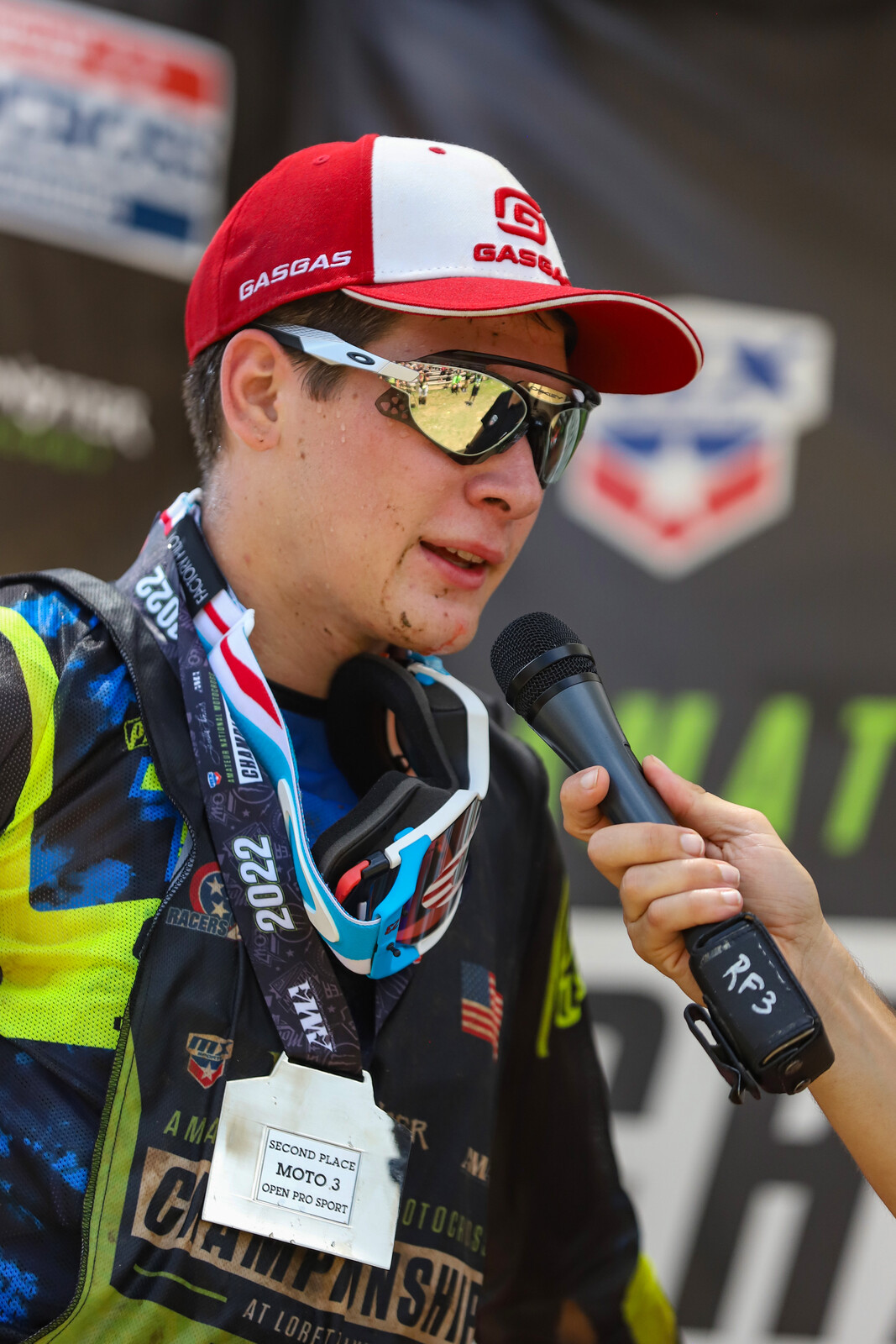 Caden Braswell was on fire on and off the track all week long with his riding followed by well-thought out, inspiring podium speeches.