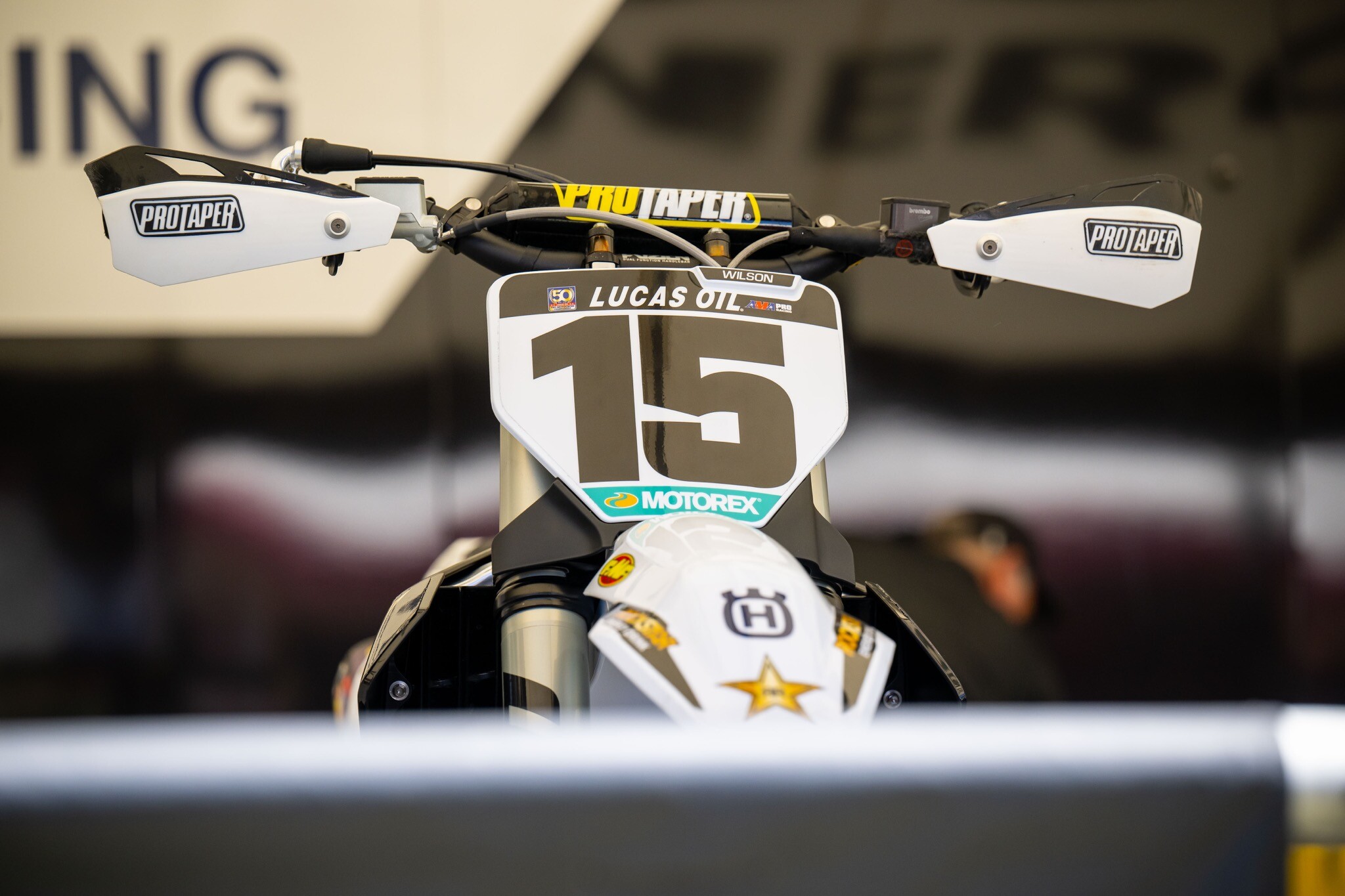 Dean Wilson's Husqvarna FC 450.
