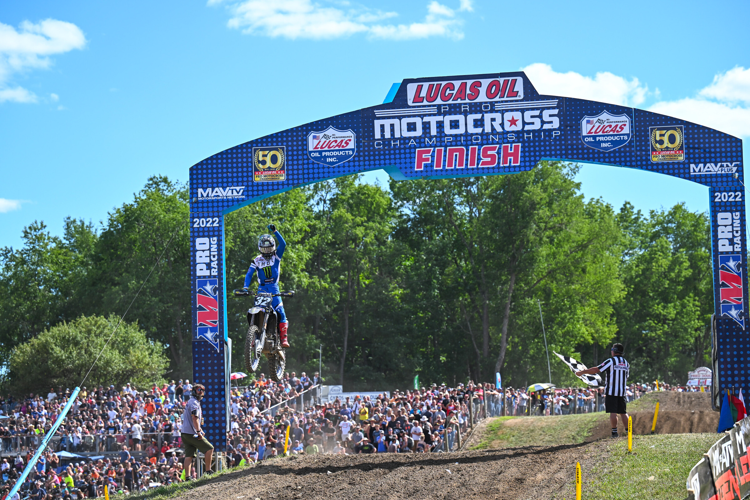 Justin Cooper won moto two...