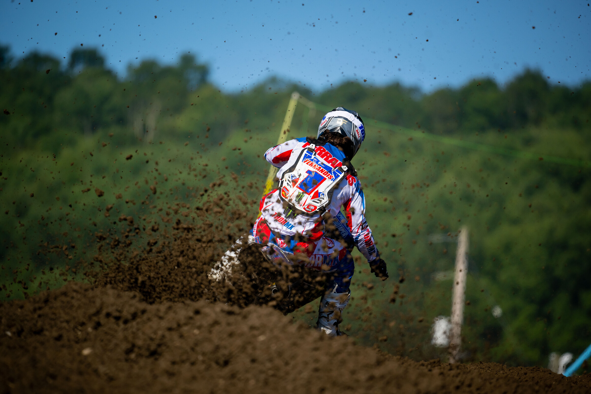Dylan Ferrandis was finally able to run the #1 plate at Unadilla.