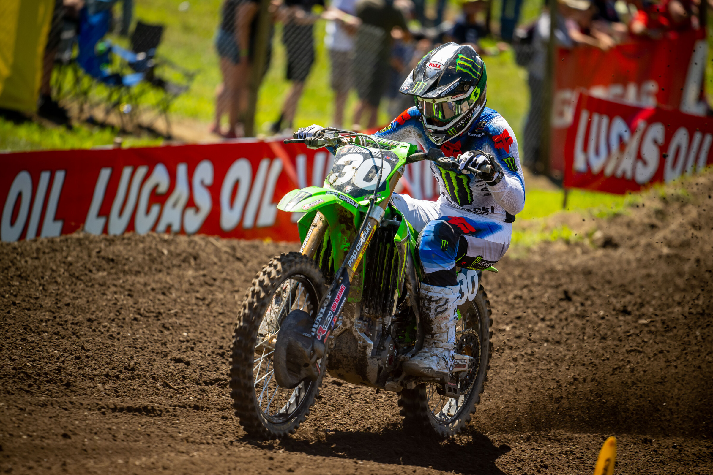 Jo Shimoda took the overall in the 250 class at Unadilla.