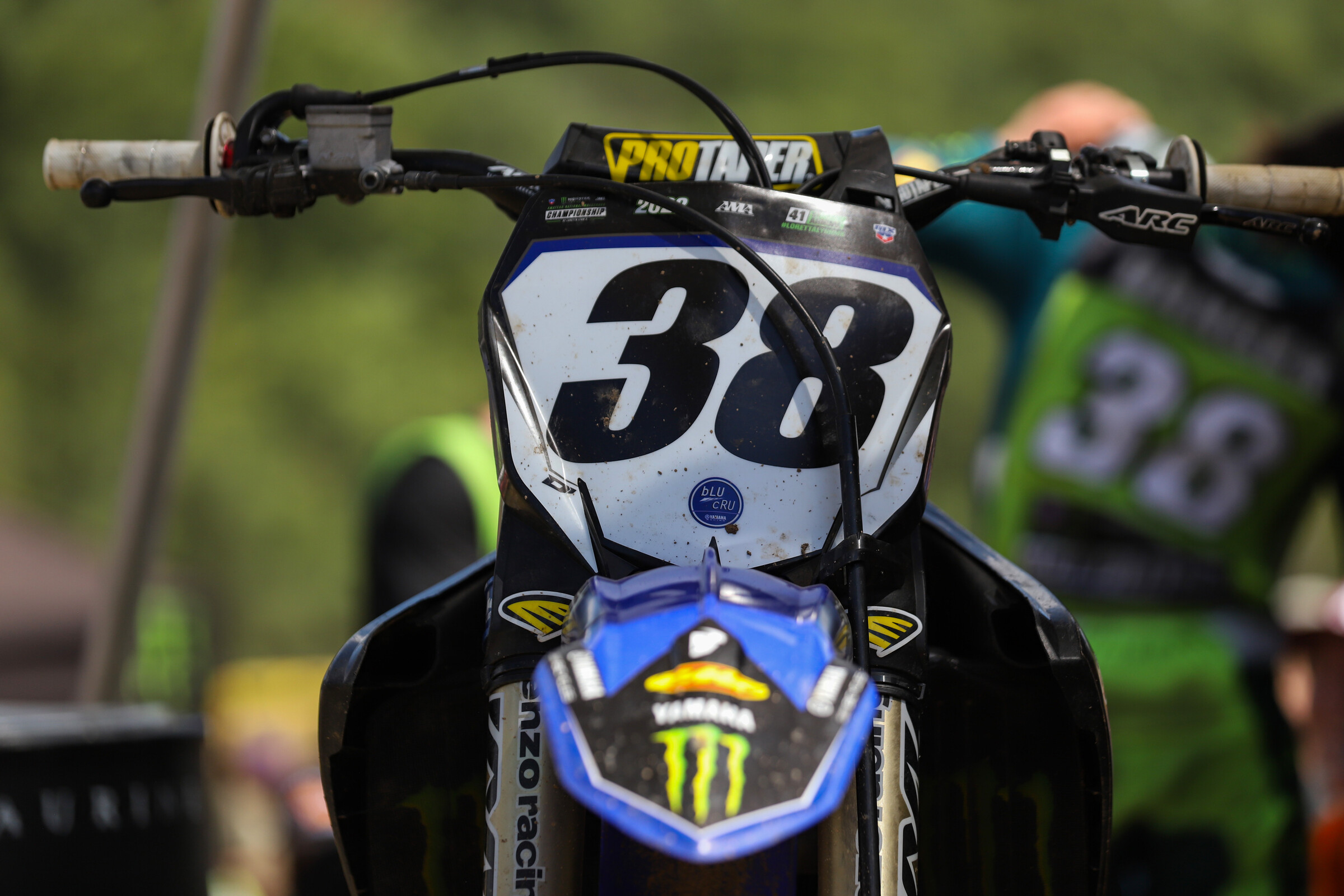 Haiden Deegan's Yamaha YZ250F at Loretta Lynns' Ranch.