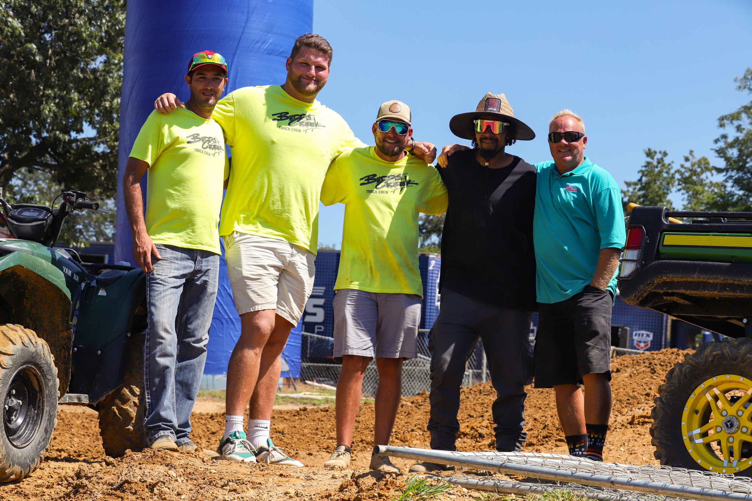 Some of the Budds Creek track crew.