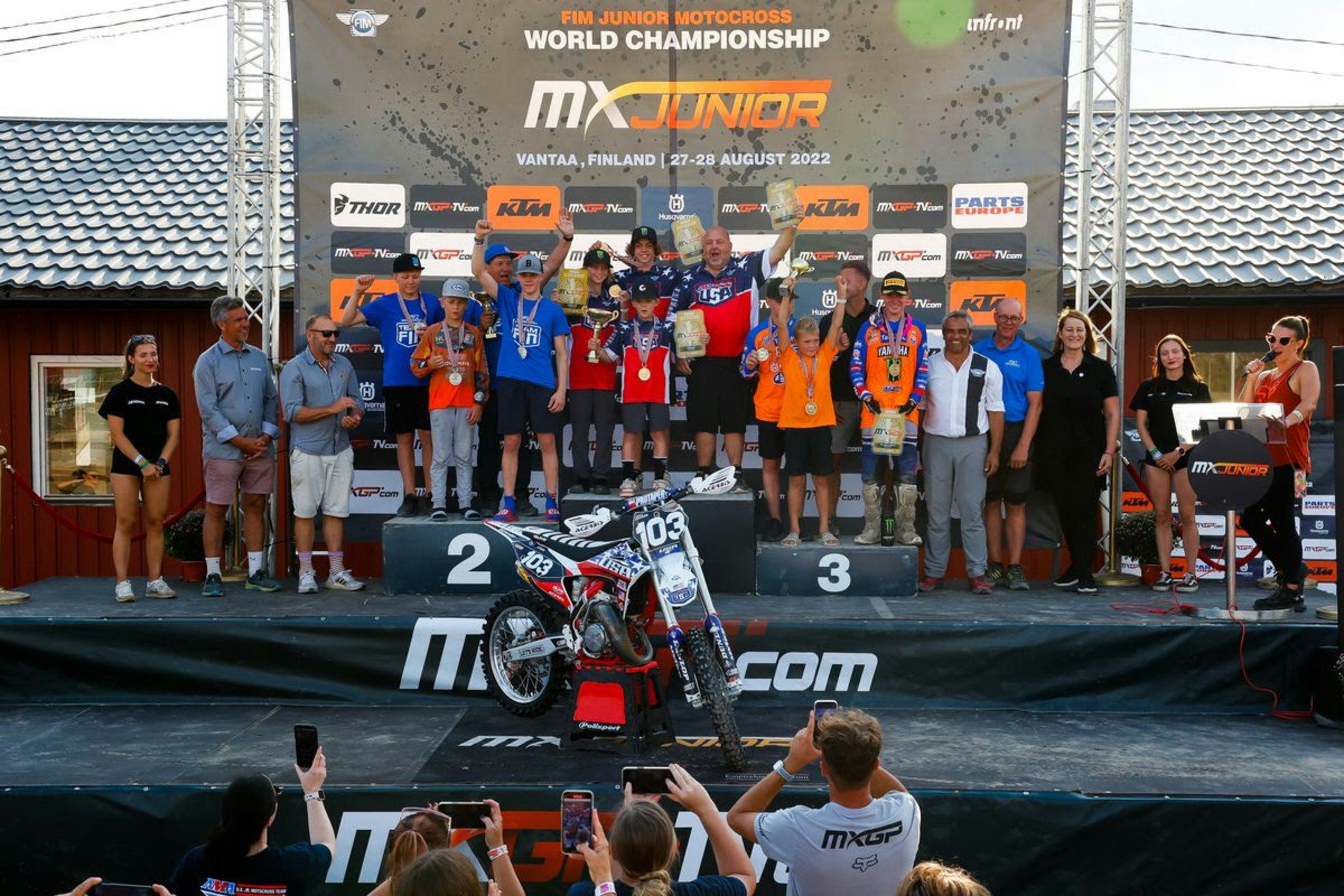 Team USA Wins 2022 FIM Junior Motocross World Championship
