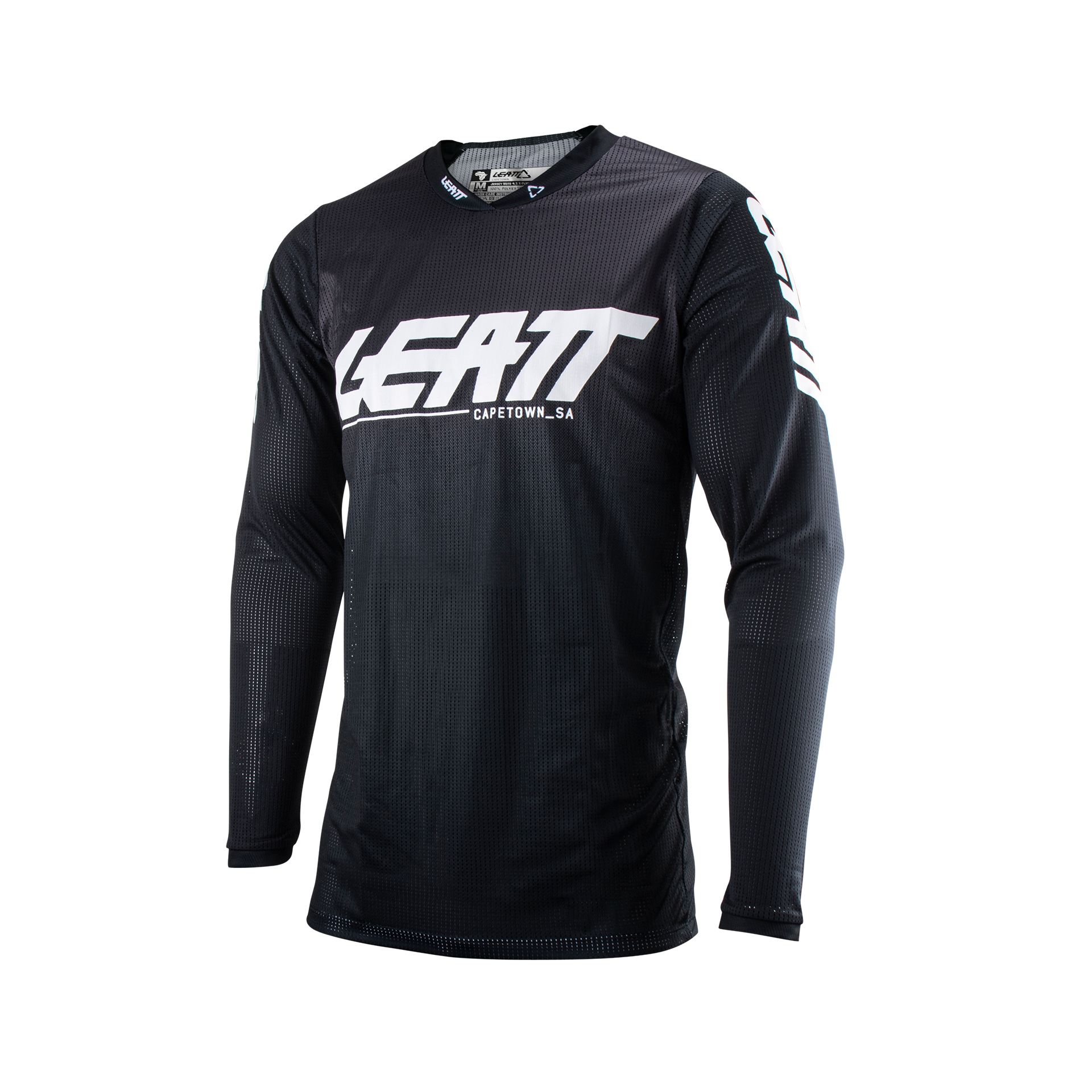 Leatt_Jersey_Moto_4_5_X-Flow_Black_Front_Left_5023032200
