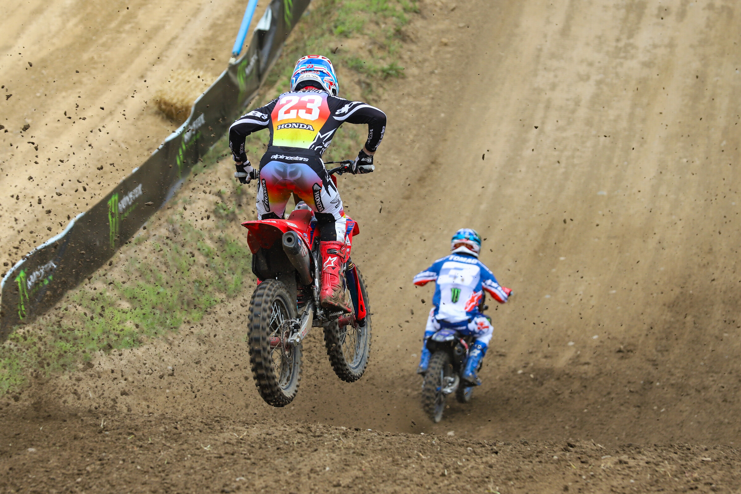 The constant battle between Tomac and Sexton has been like few others in the sport's history. It hasn't taken injuries, crashes or DNFs to create this close of a points chase. They've just been close all year.