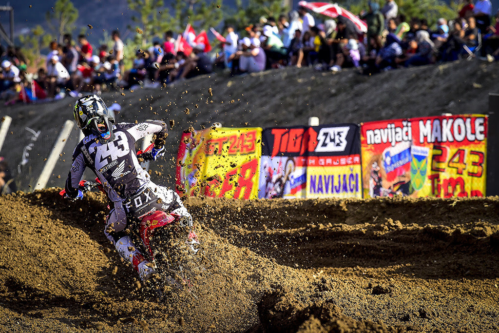 Gajser won the overall, his tenth of the season.