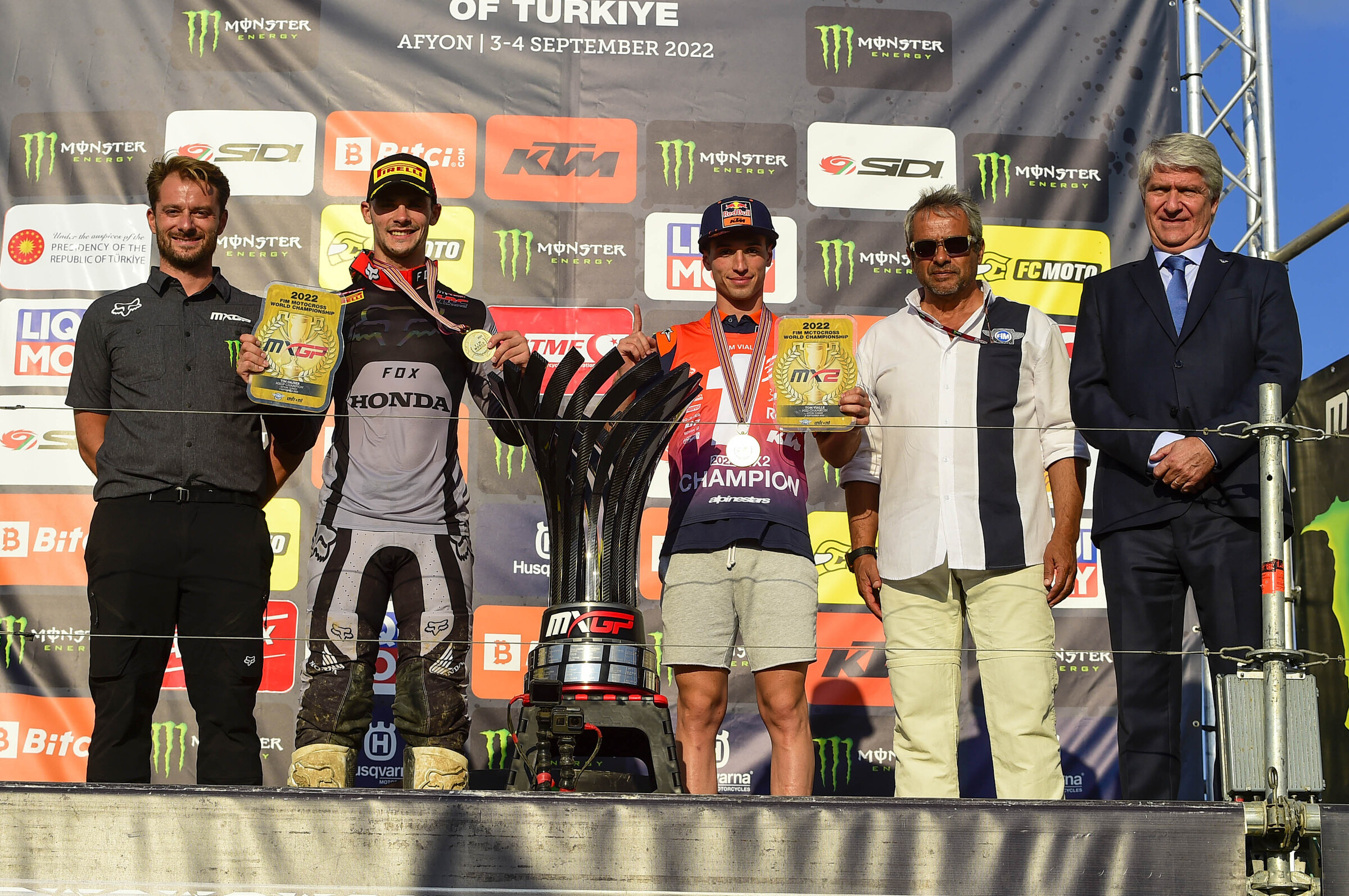 The Champs, Gajser and Vialle.