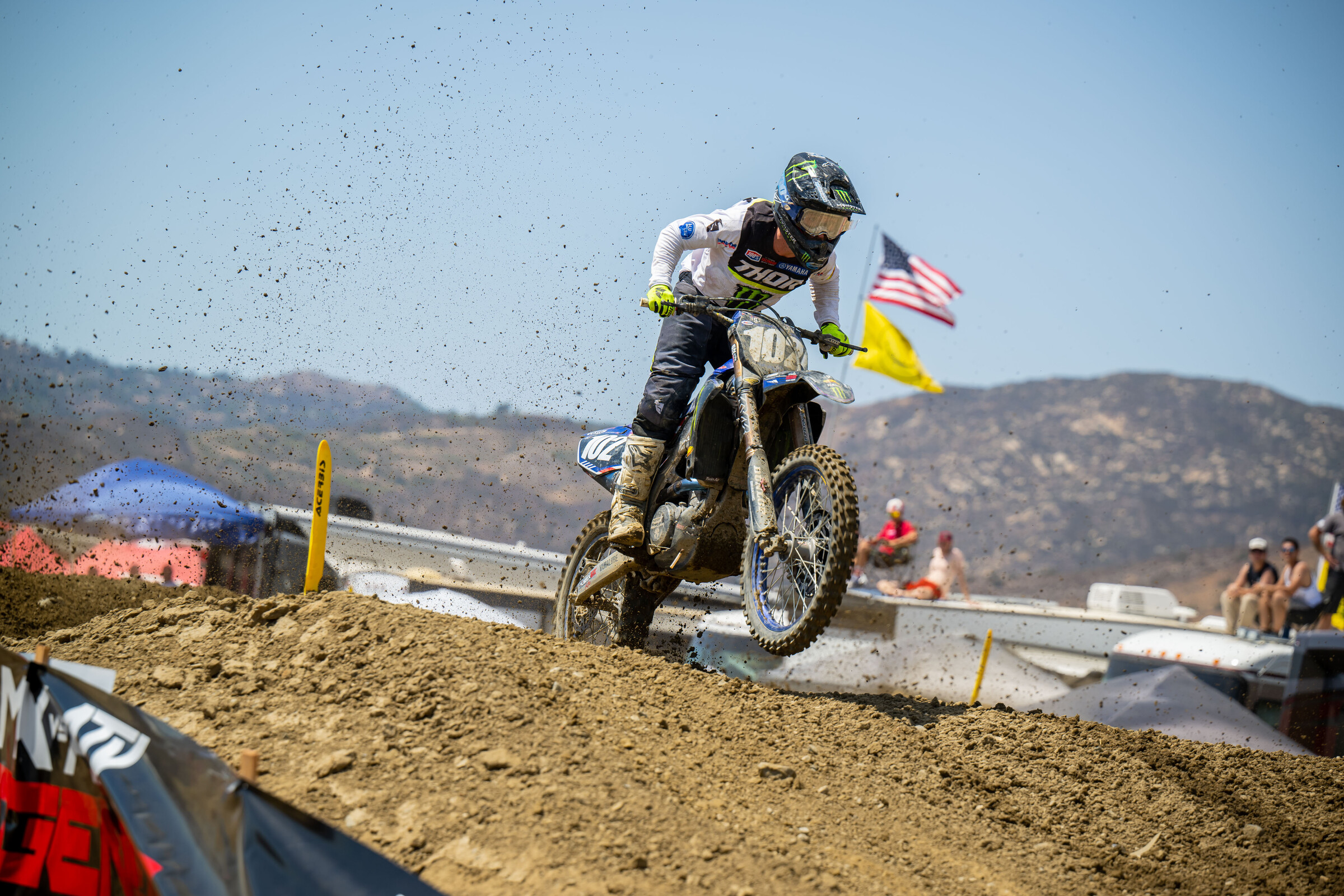 Cooper raced with his MXoN setup at the Pro Motocross finale.