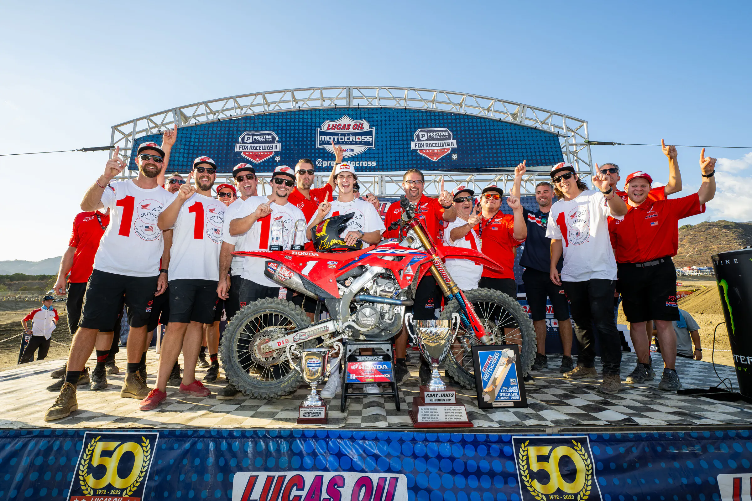 Jett Lawrence and Honda HRC.
