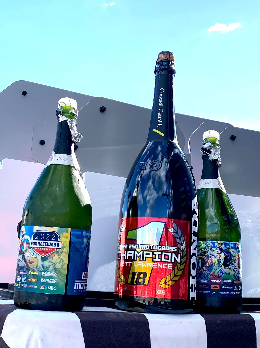 Jett&rsquo;s personal champagne