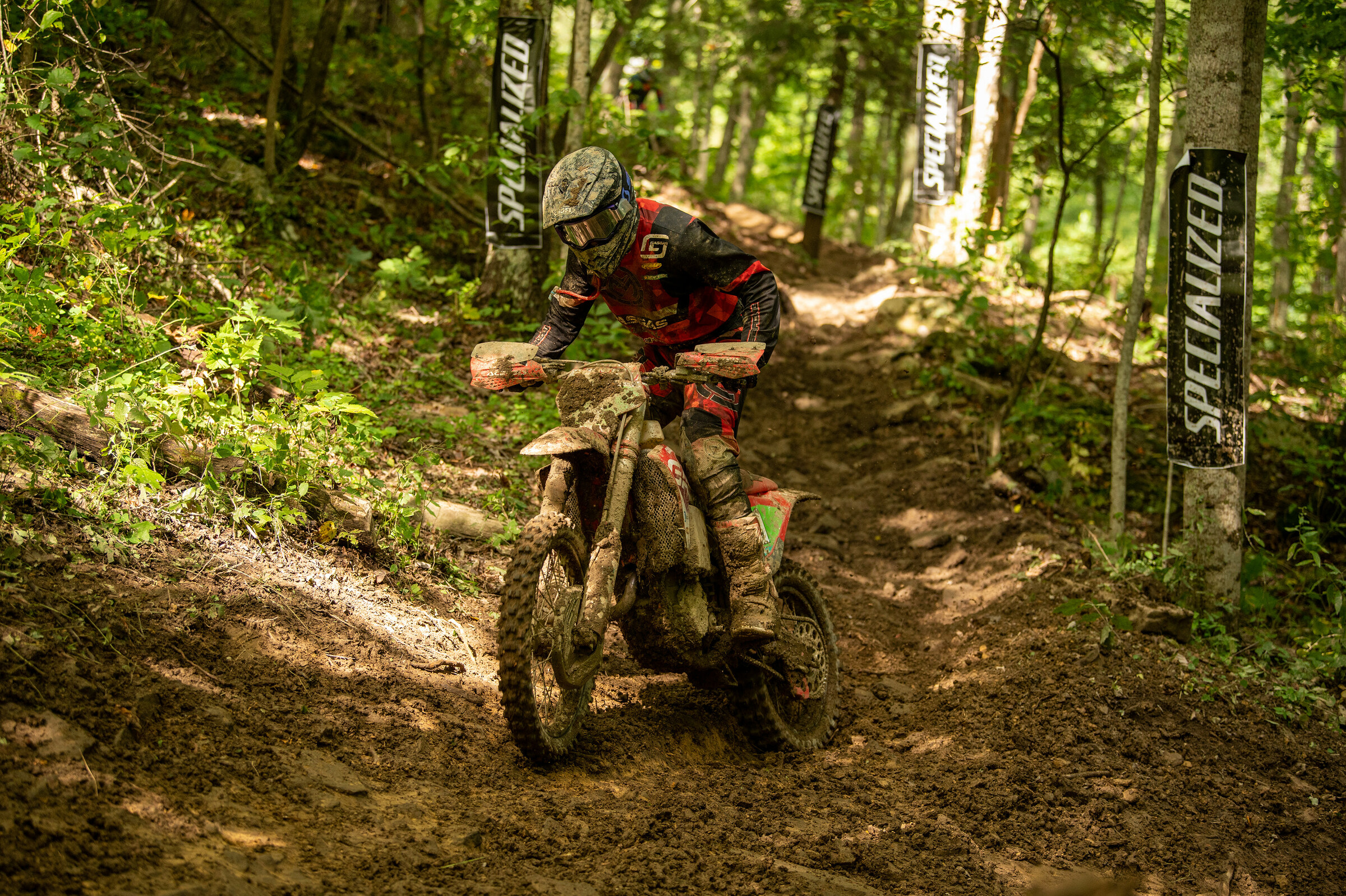 Johnny Girroir (Coastal GASGAS Factory Racing) earned his second class win of the season after returning to racing at Snowshoe in June.