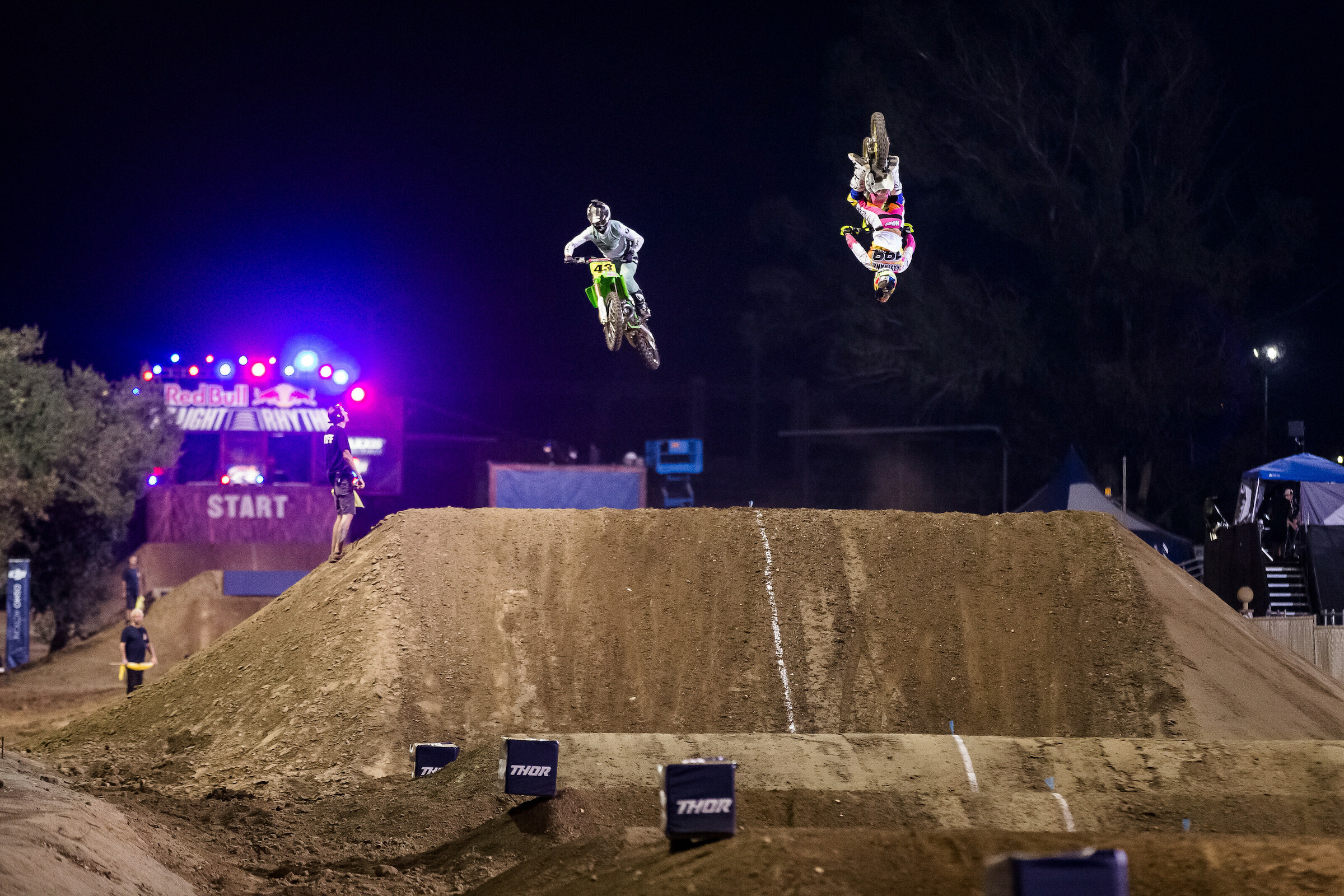 Not sure we'll get Travis Pastrana backflipping on a 500 this time, but the event has moved to the beach. Well, the track will still be dirt but there will be an ocean nearby. That will be cool, right?