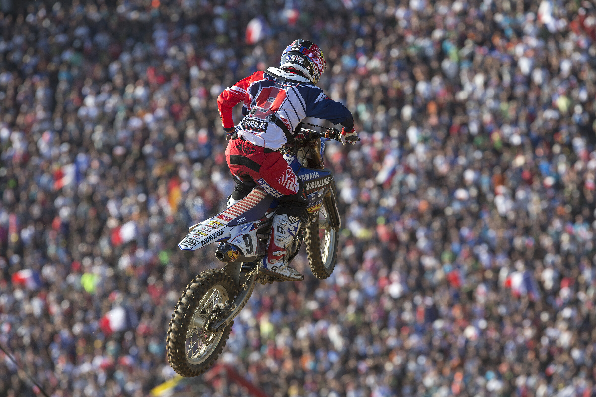 Cooper Webb jumped up to the 450 for the 2015 MXoN.