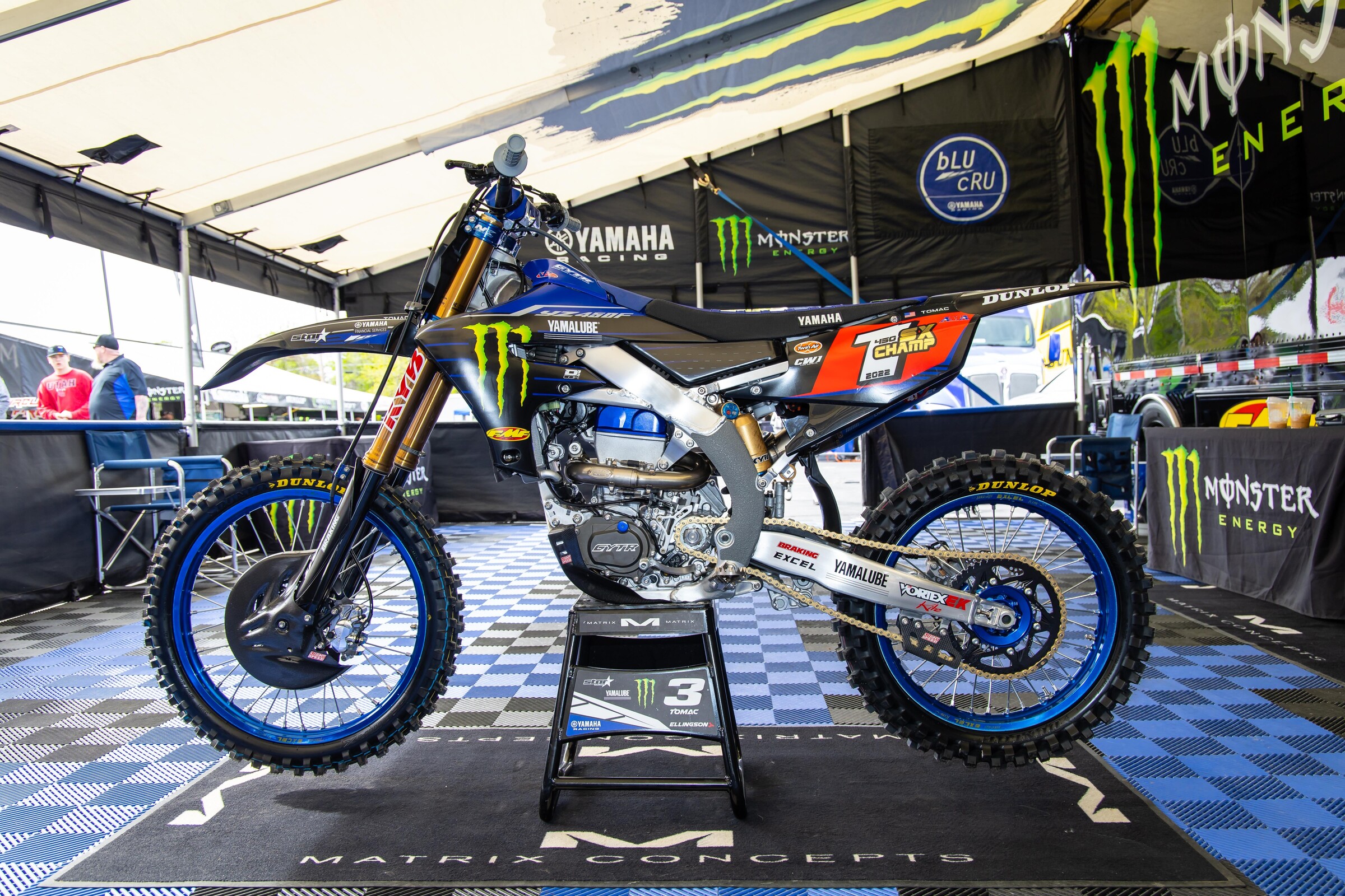 Eli Tomac's YZ450F championship #1 bike.