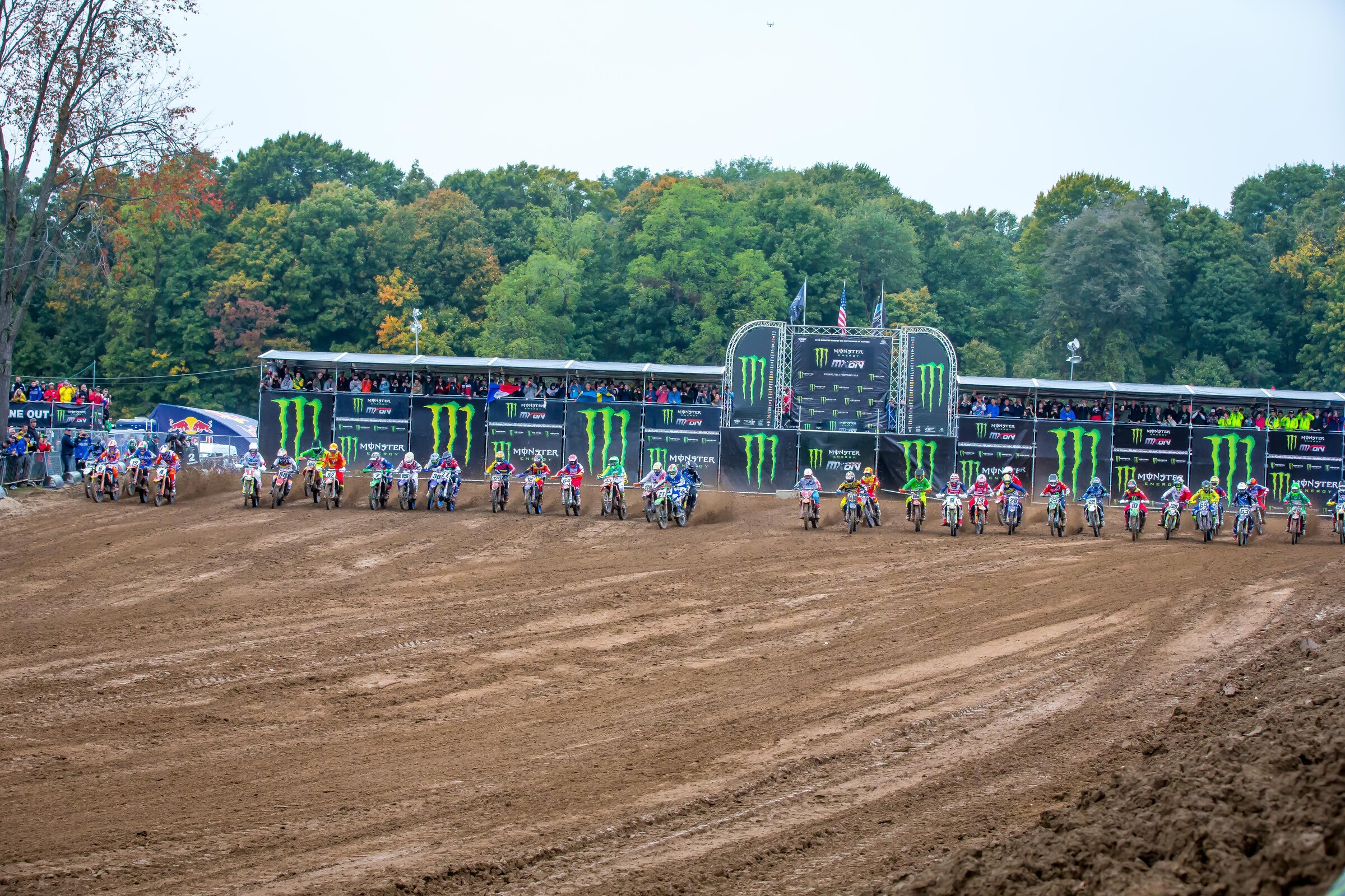 The start straight at RedBud changed for MXoN in 2018 but it has been the same since.