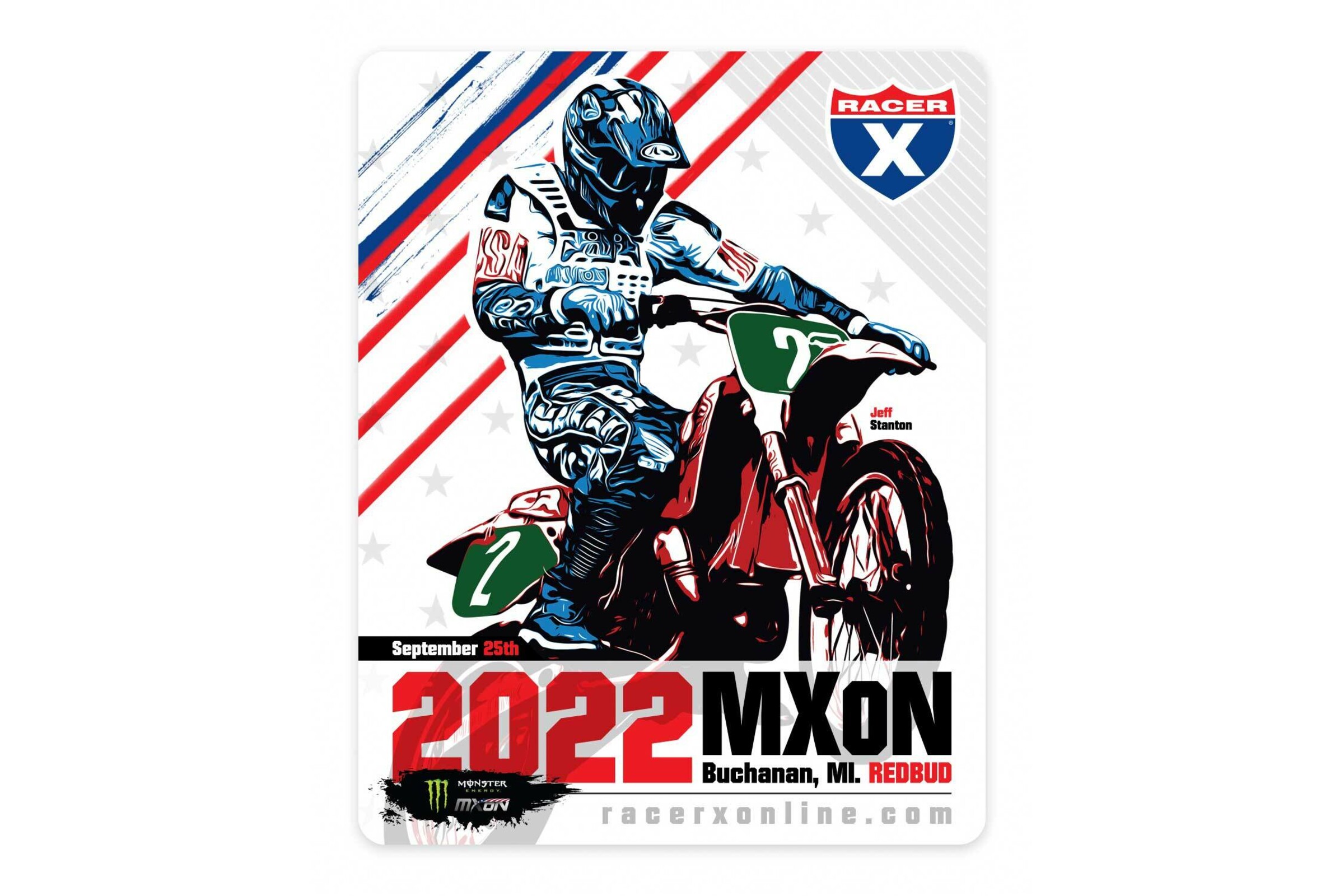 Get Your Free 2022 Motocross of Nations Jeff Stanton Event Sticker This Weekend