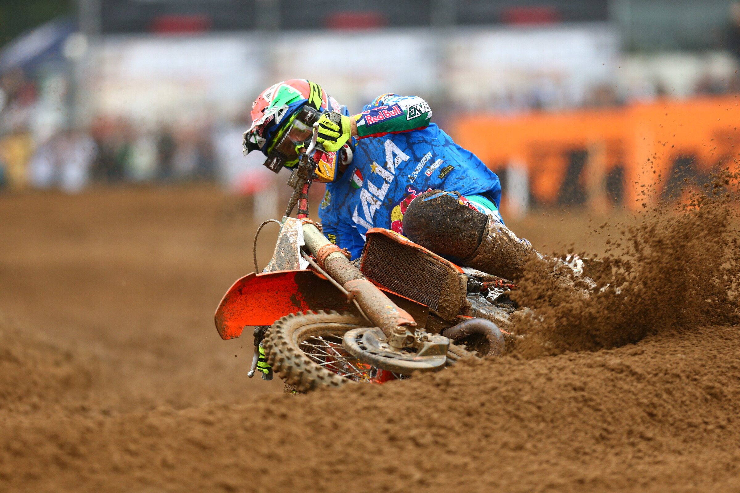 Antonio Cairoli representing Team Italy at RedBud in 2018.