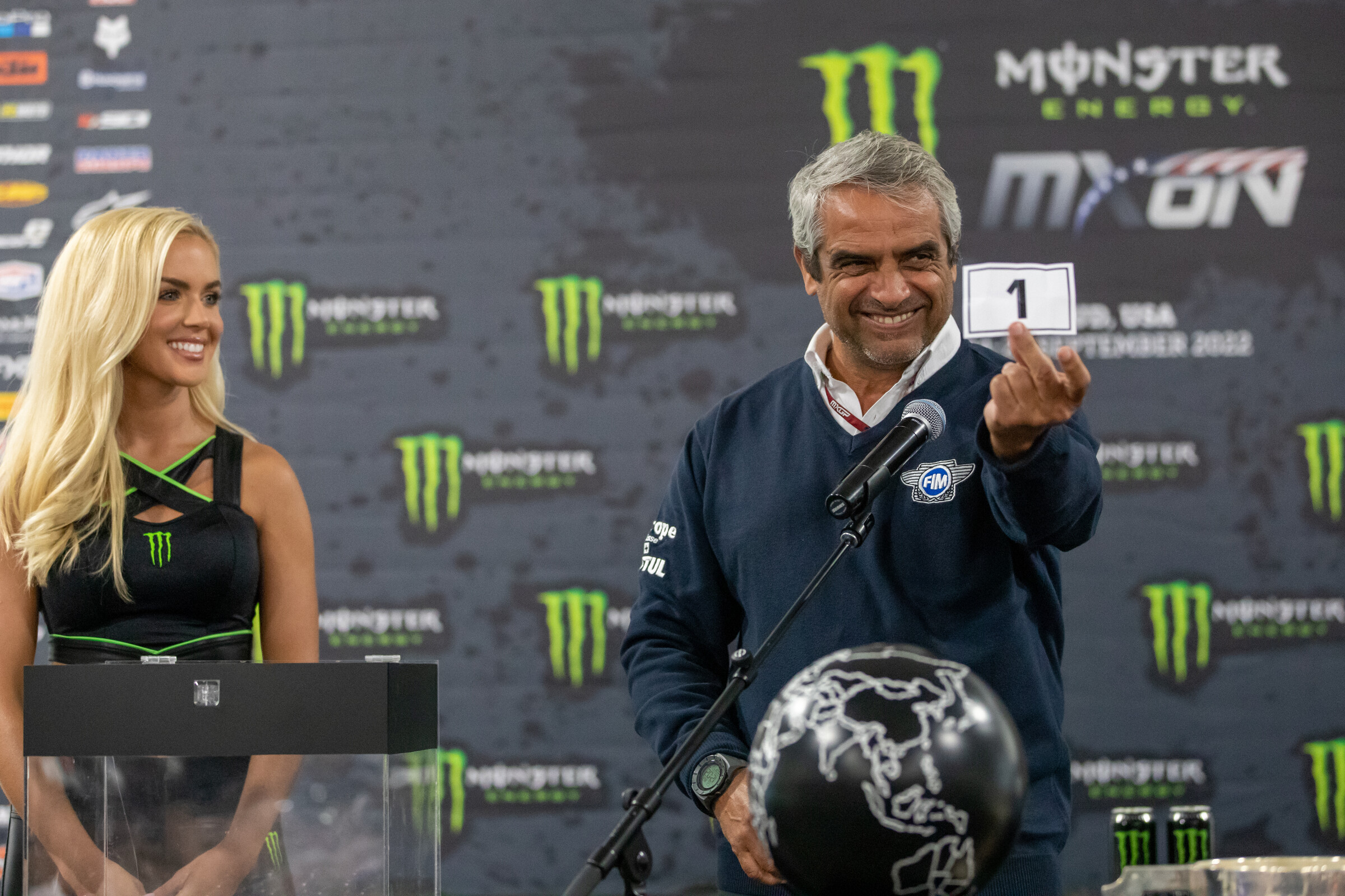 Team Morocco receiving the first gate selection.