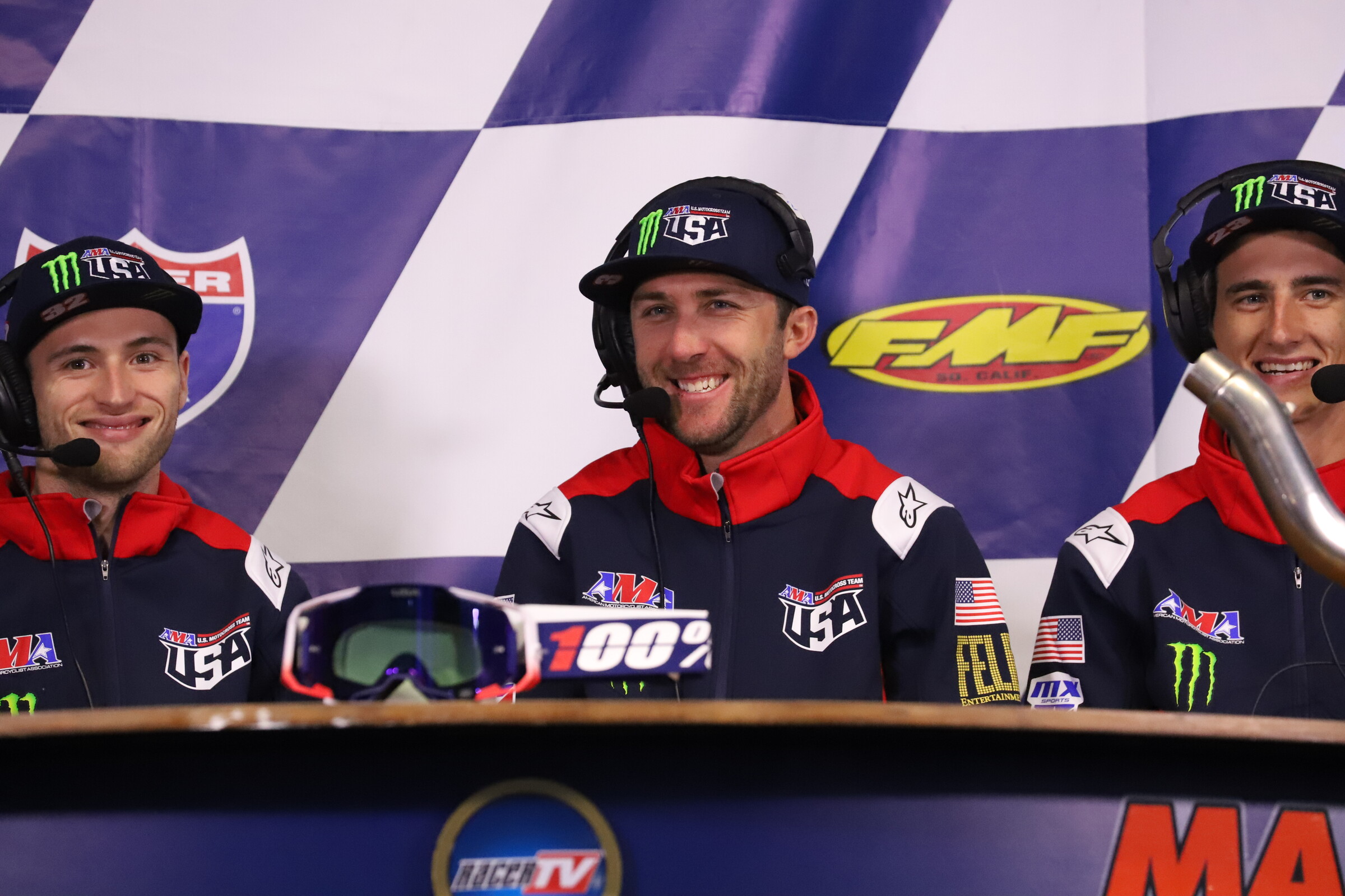 Team USA on the Racer X live show on Friday night.