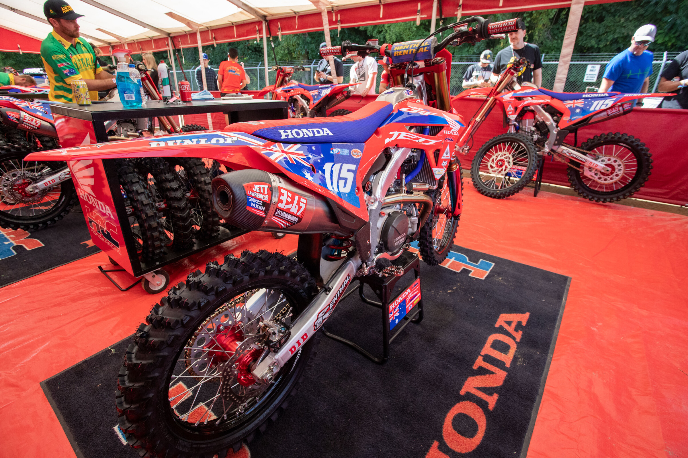 Wait....is that a Union Jack on Jett Lawrence's bike?!