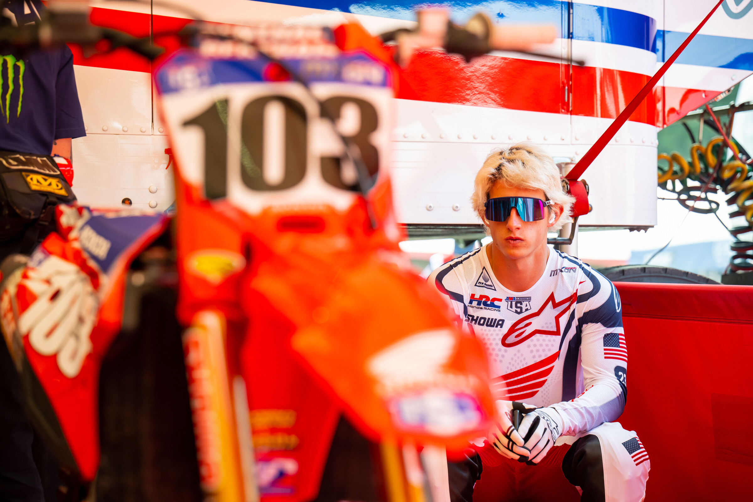 Chase Sexton pre-race.