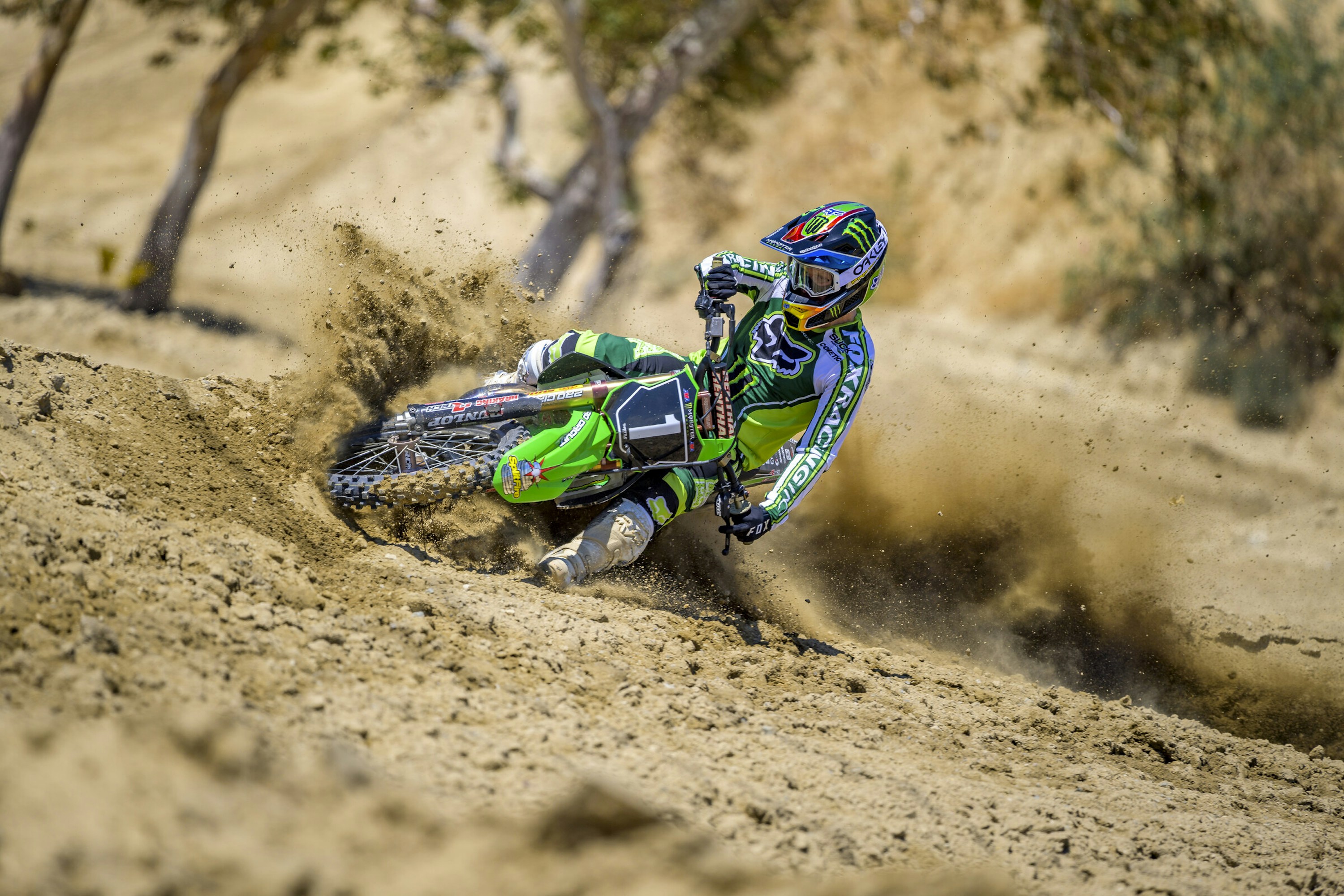 Watch: Ricky Carmichael Rip a Two-Stroke Kawasaki KX125 - Racer X
