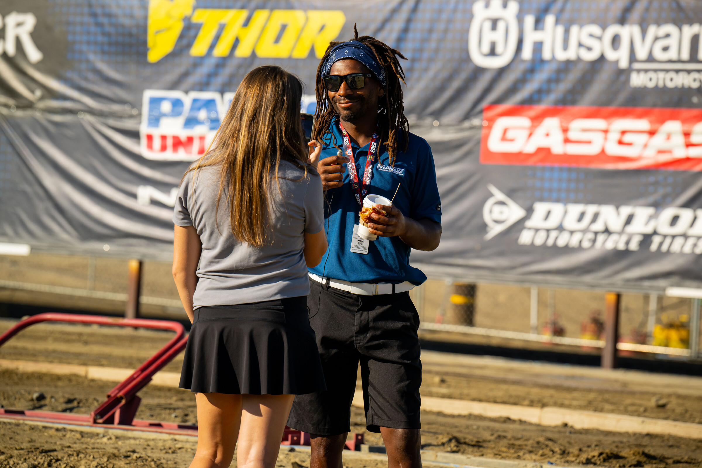 James Stewart gets on the Tiny Mic with our girl Sam. 