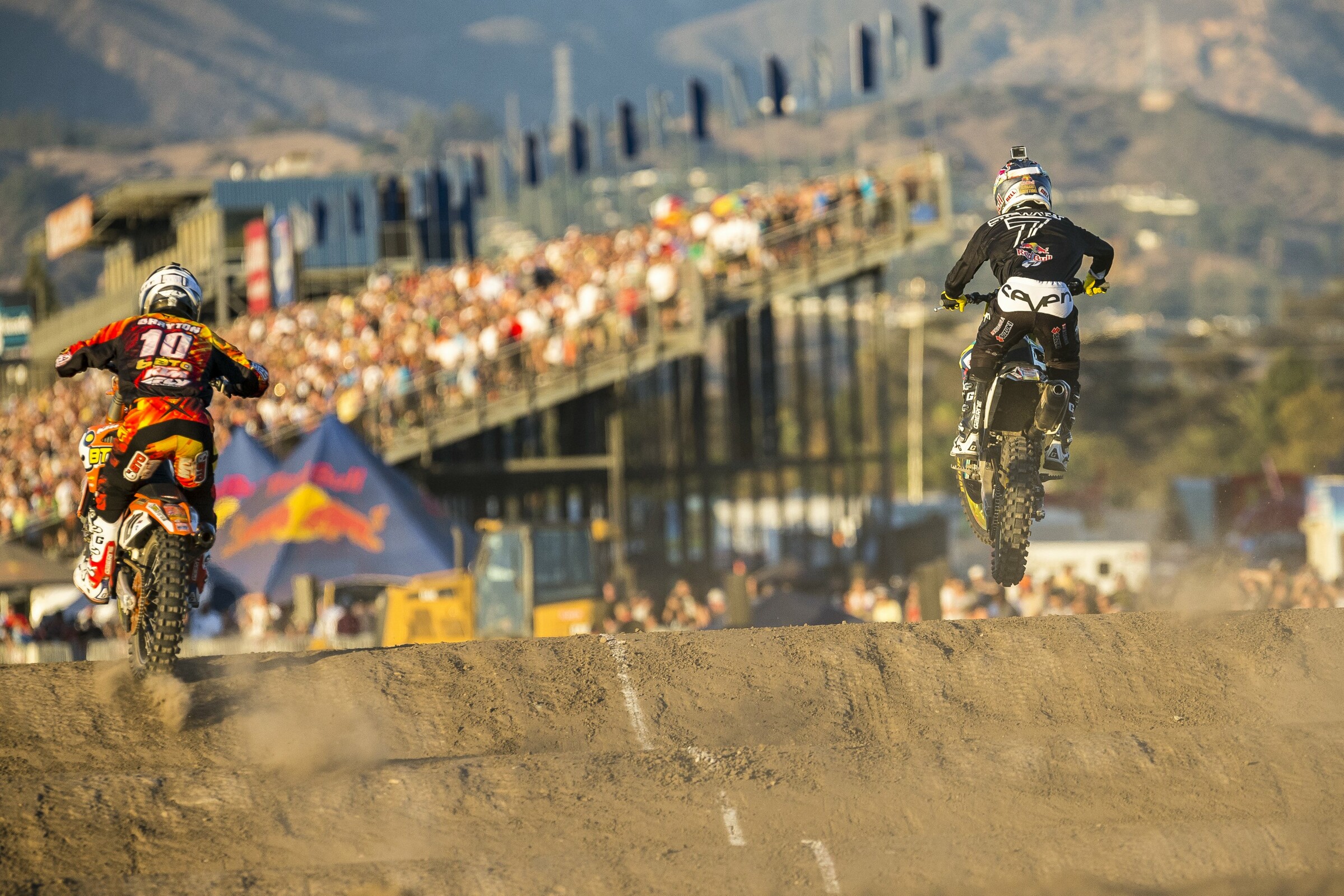 Stewart versus Brayton in the first Straight Rhythm final in 2014.