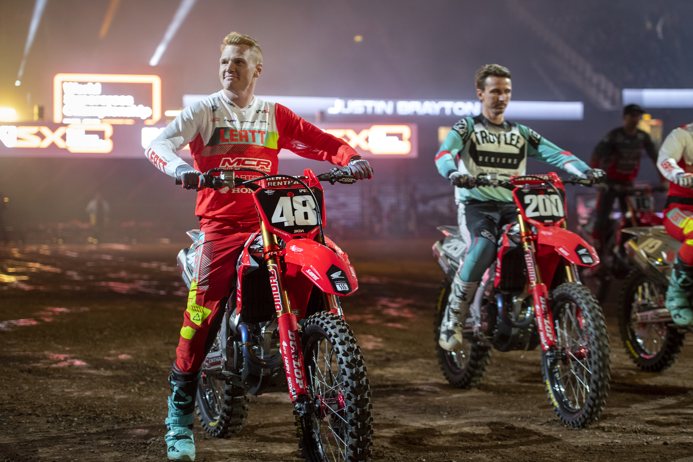 Mitch Oldenburg and Cole Seely add to the depth in the SX2 class. Oldenburg won two of the three mains in Wales.