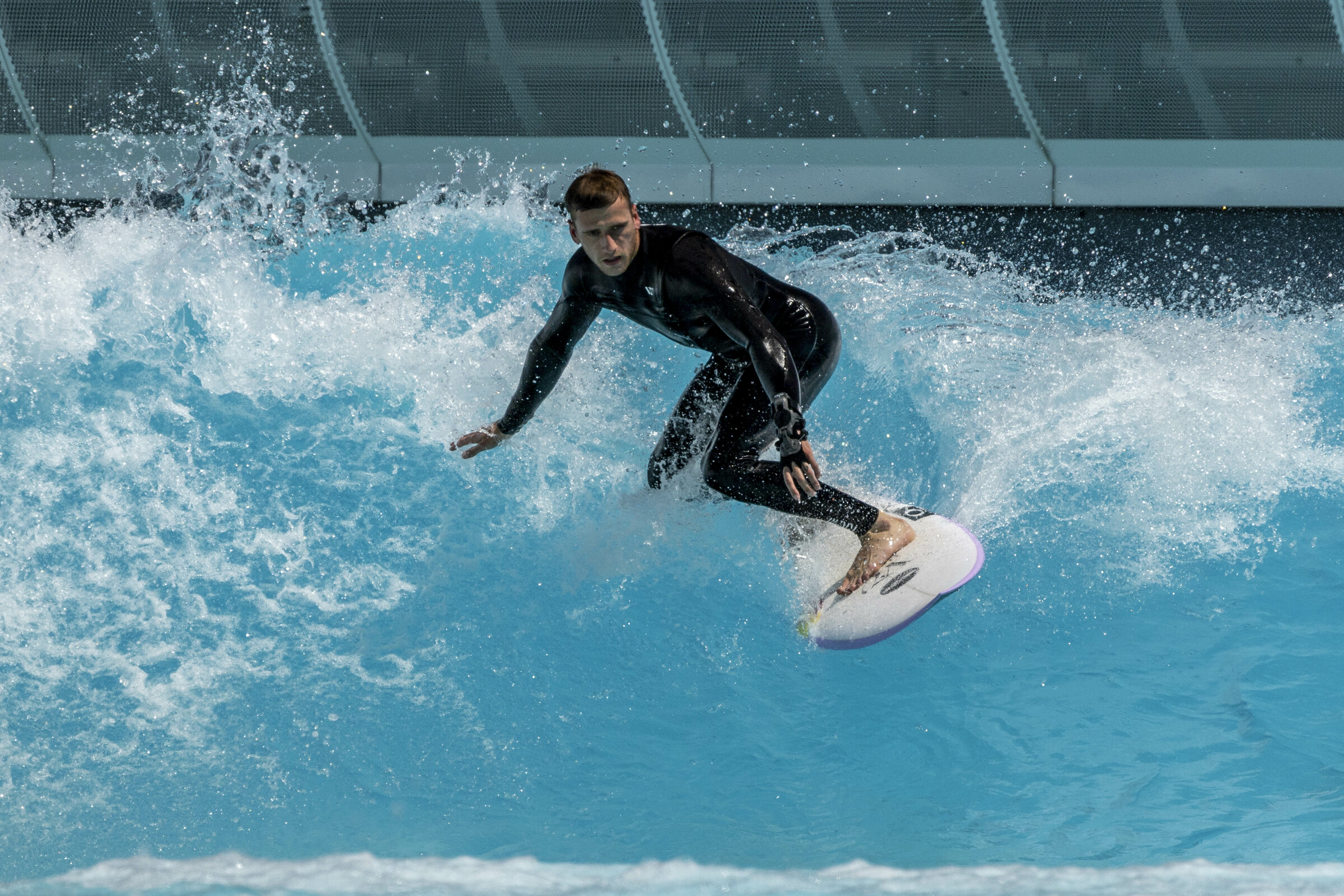 Sunday after racing Red Bull Straight Rhythm, Roczen was back to the airport to head to Australia. He took in a wave park this week in advance of the race.