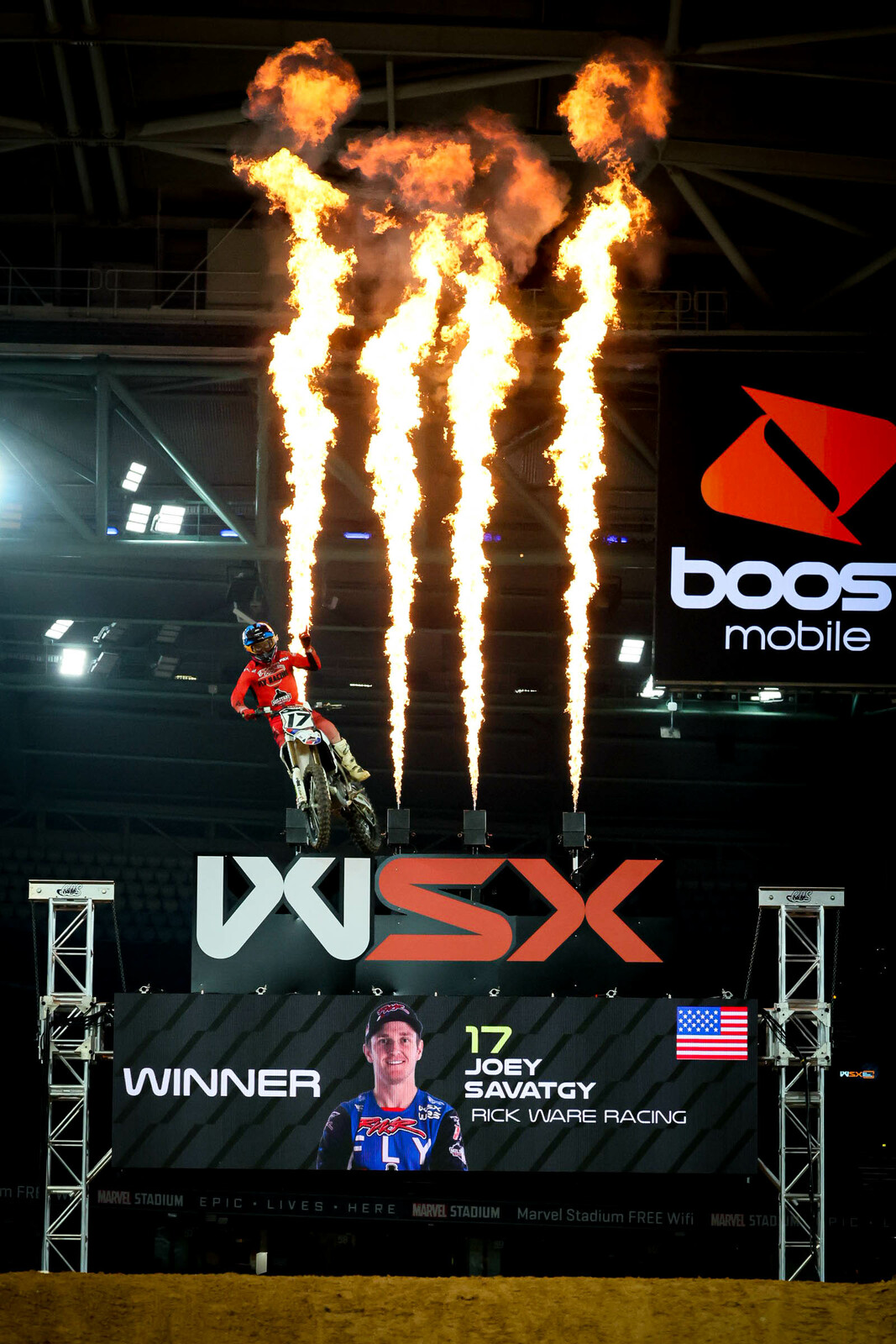 Joey Savatgy scored the overall win in Australia.