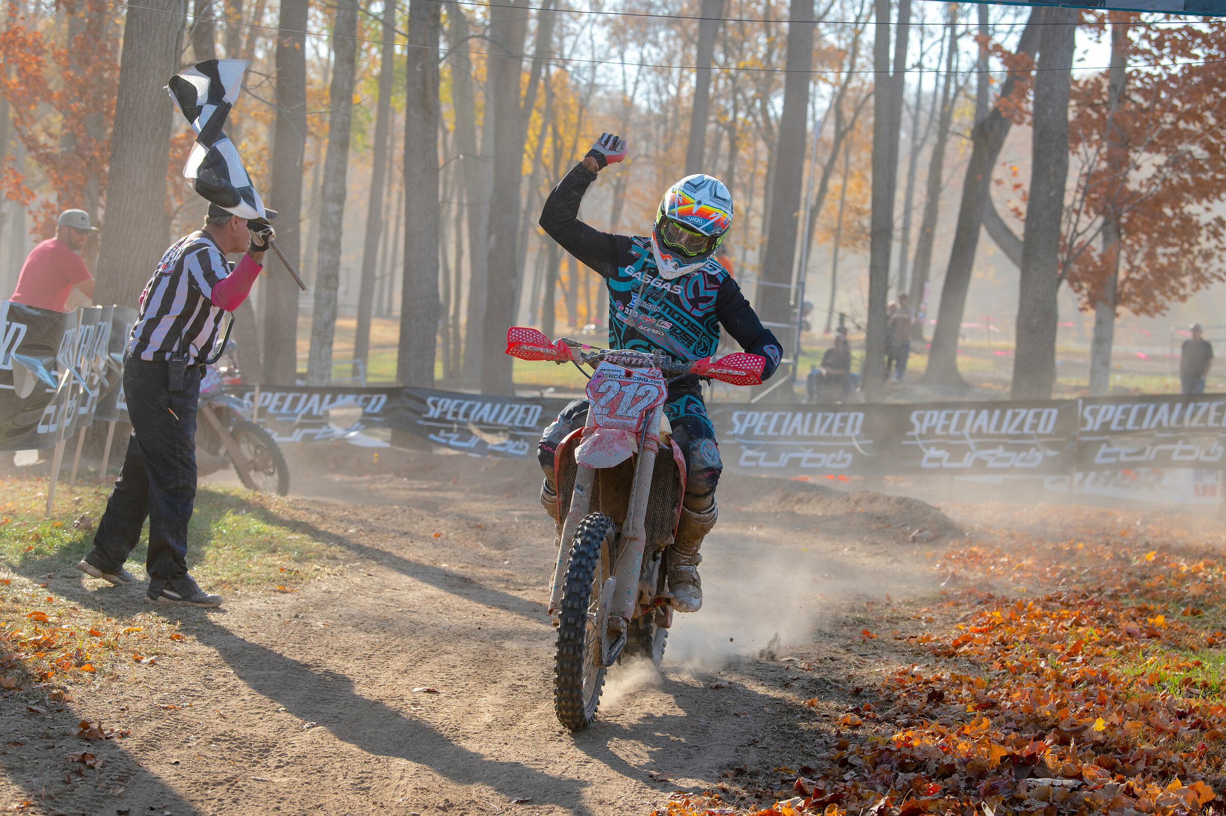 Ricky Russell (Coastal GasGas Factory Racing) led from start to finish to earn the season finale overall win.