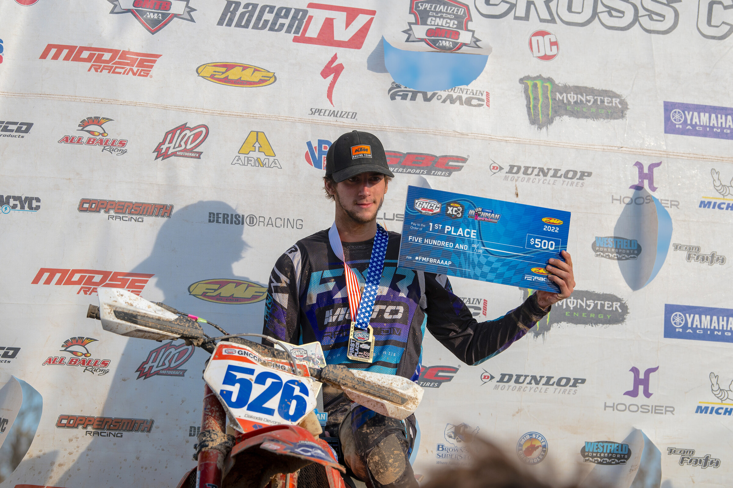 Dakoda Devore (Devore Racing/Action Extreme Sports/Civiello Construction) earned the FMF XC3 class win.