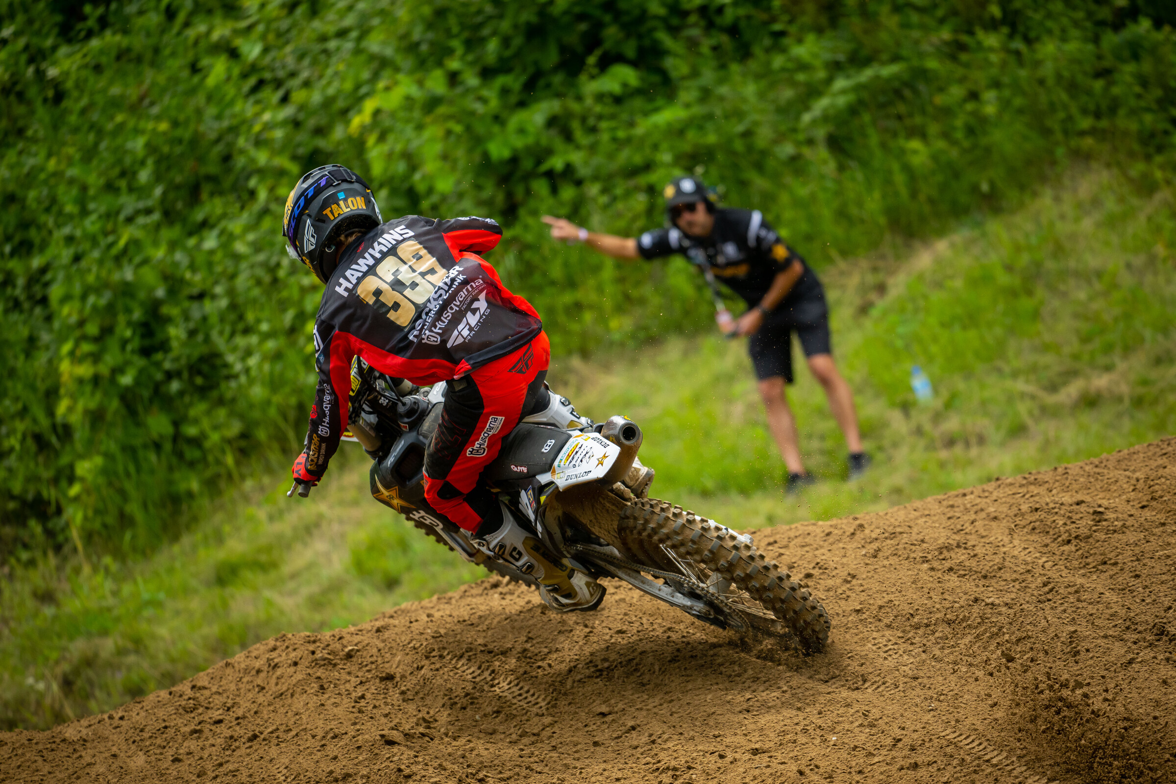 Hawkins rode some Pro Motocross rounds to learn the ropes in 2022.