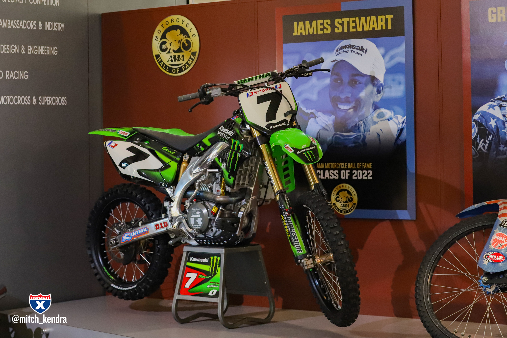 Stewart's 2008 Kawasaki KX450F.