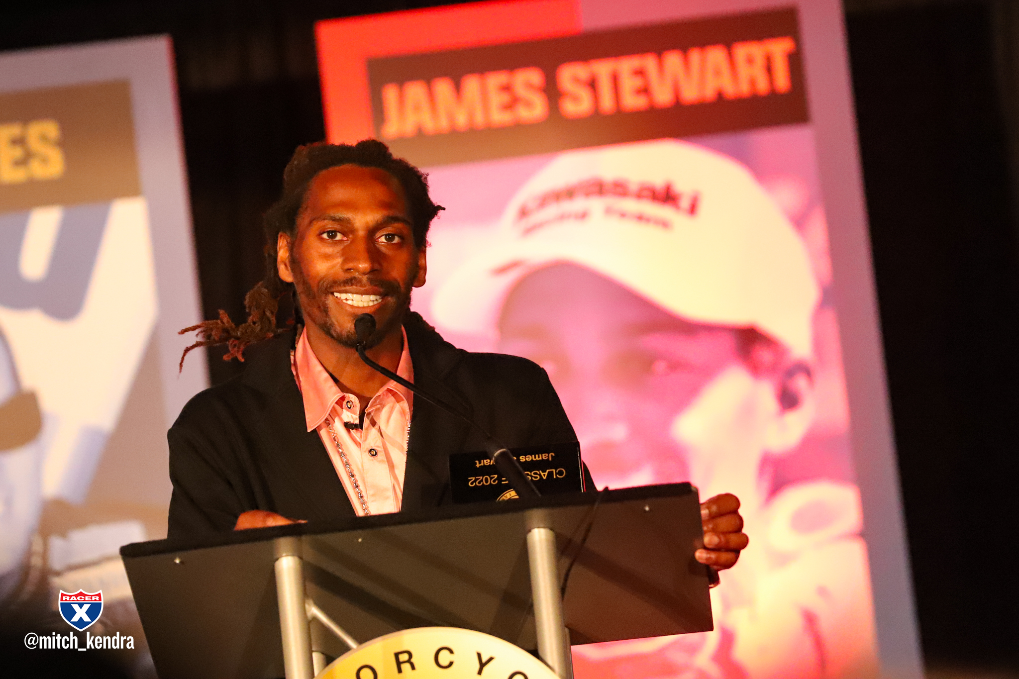 JS7 giving his induction speech last Friday night.