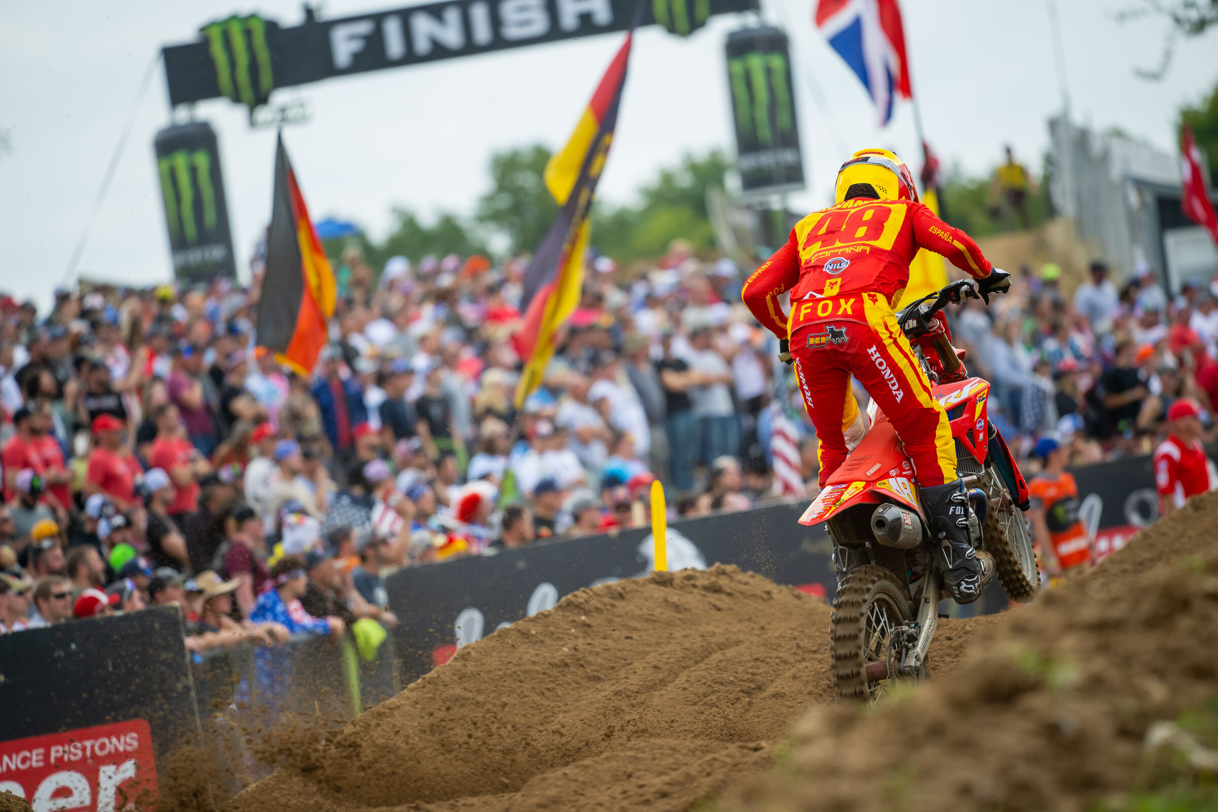 Fernandez at the MXoN on Saturday.