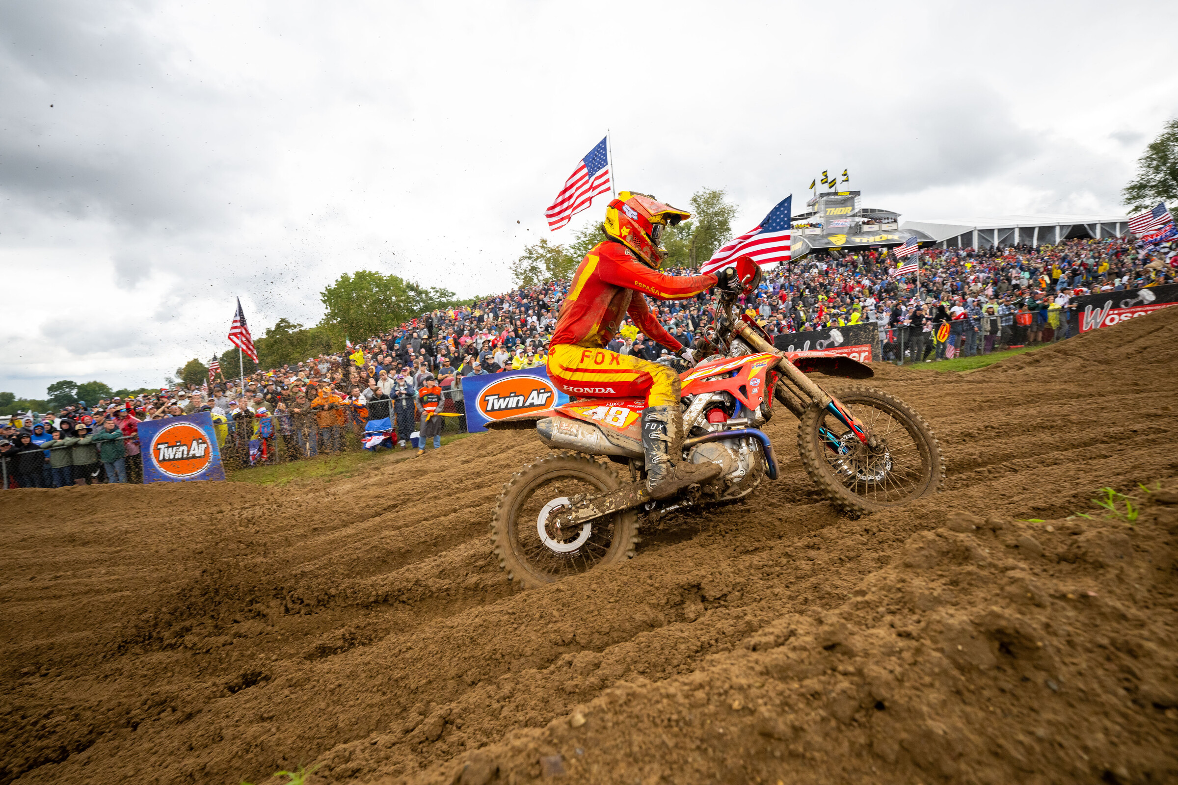 Fernandez at the MXoN on Sunday.