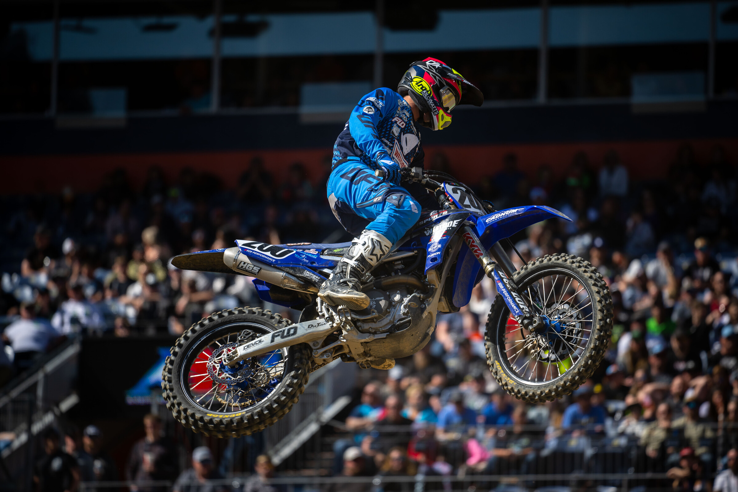 Ryan Breece at the 2022 Denver Supercross.