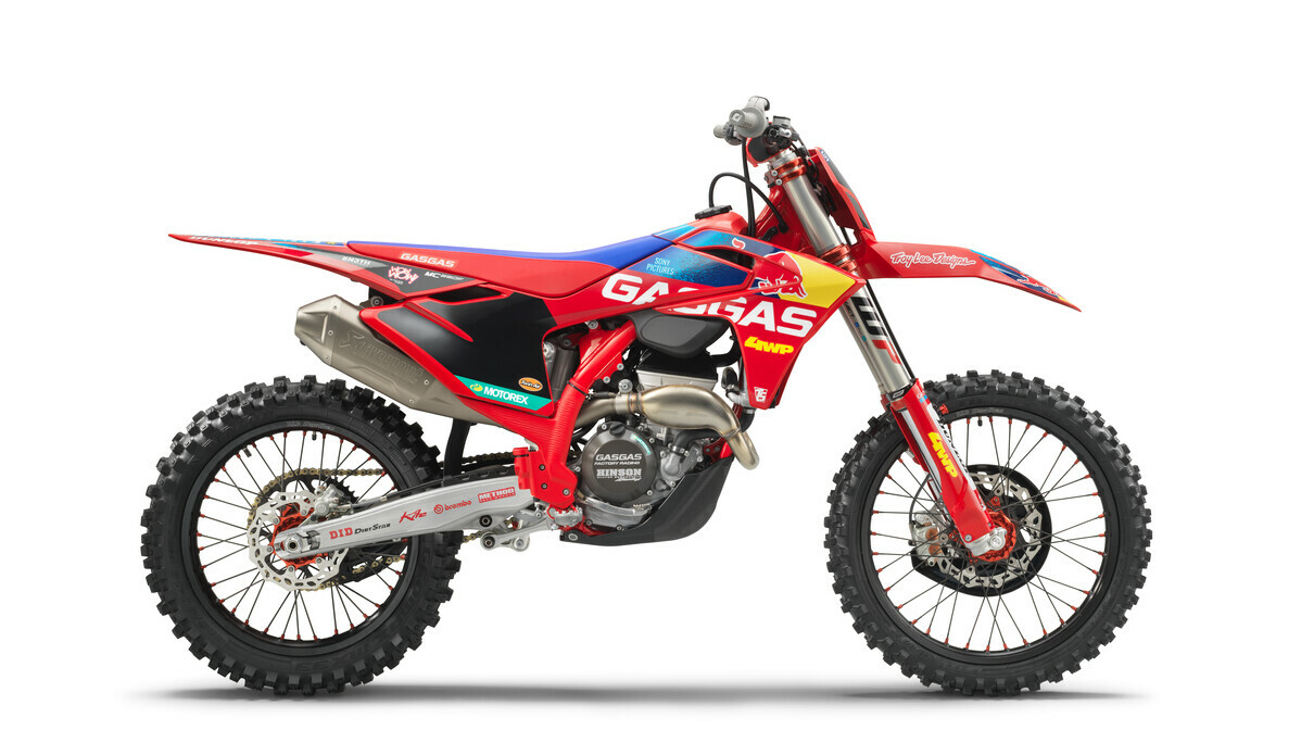 The 2023 GasGas MC 250F Factory Edition.