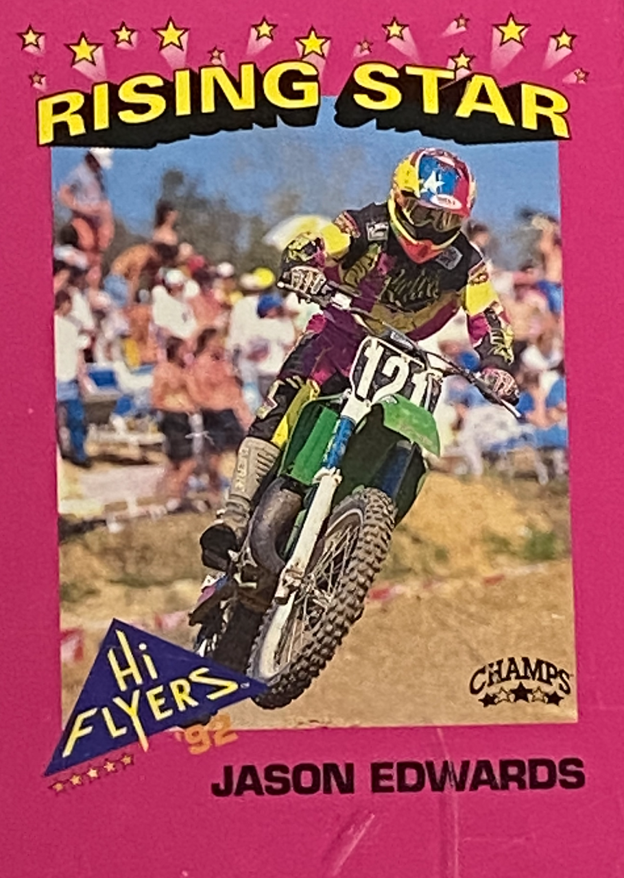 Jason Edwards' 1992 Hi Flyers card.