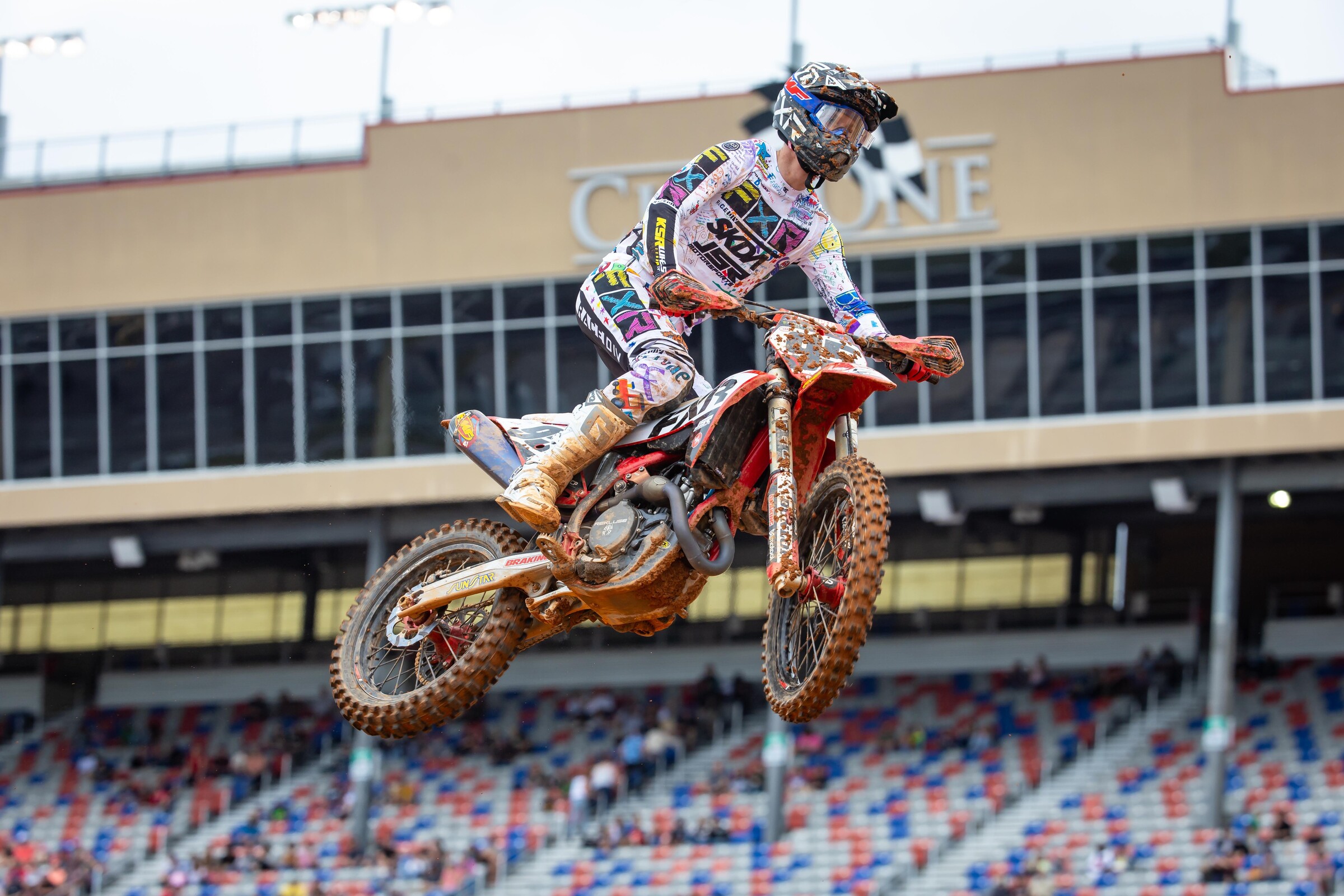 Starling at the 2022 Atlanta Supercross.