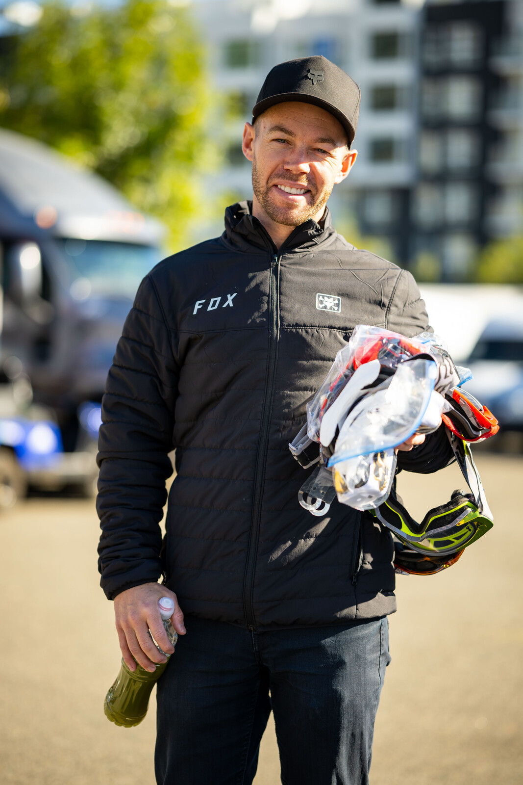 Fox's Kenny Day ready for another day at the races.