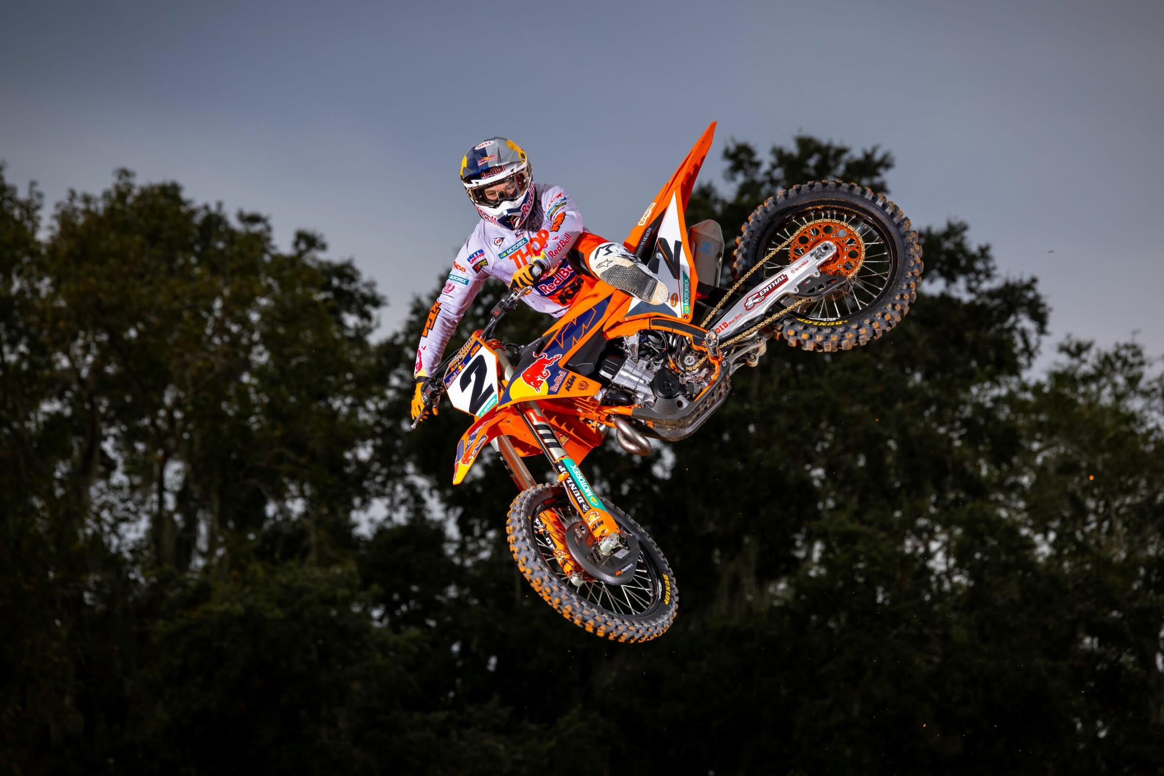 Cooper Webb at the 2023 Red Bull KTM team photo shoot in December 2022.