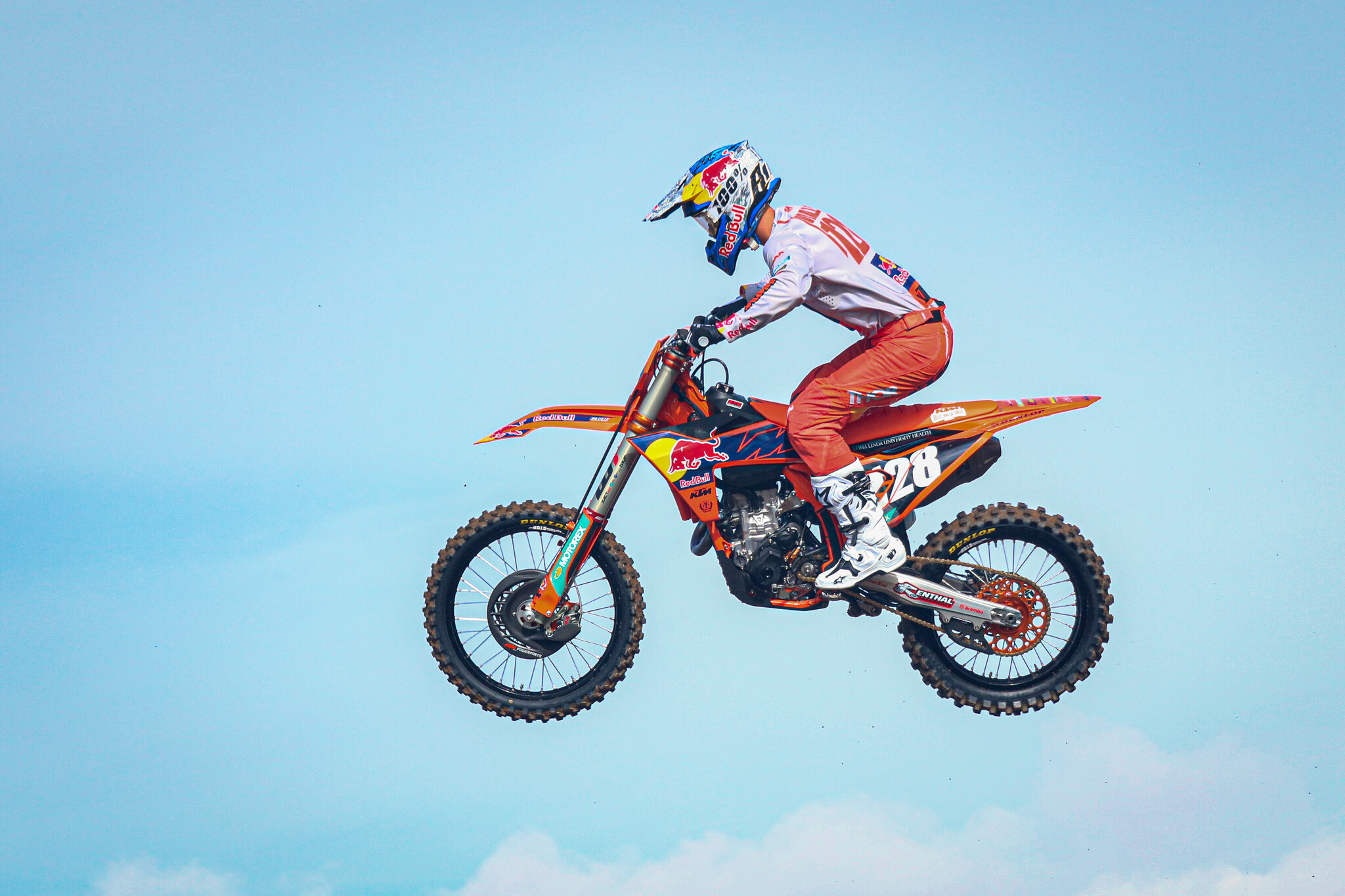 Vialle at the 2023 Red Bull KTM team intro on December 6.