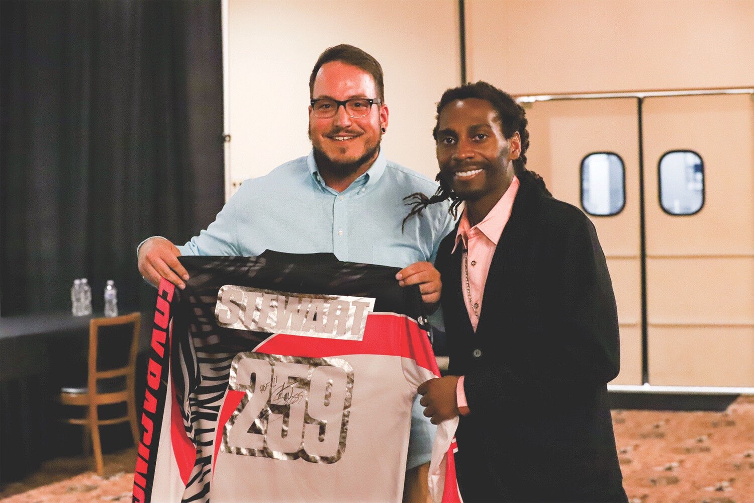 Cameron Cotter finally got the James Stewart signature he’s long been waiting for.